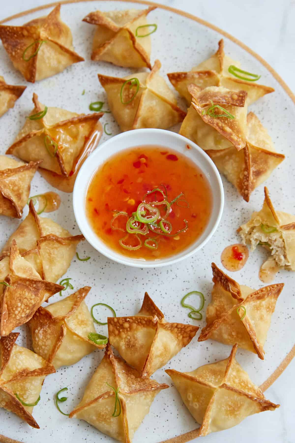 Air Fryer Crab Rangoon - foodfaithfitness
