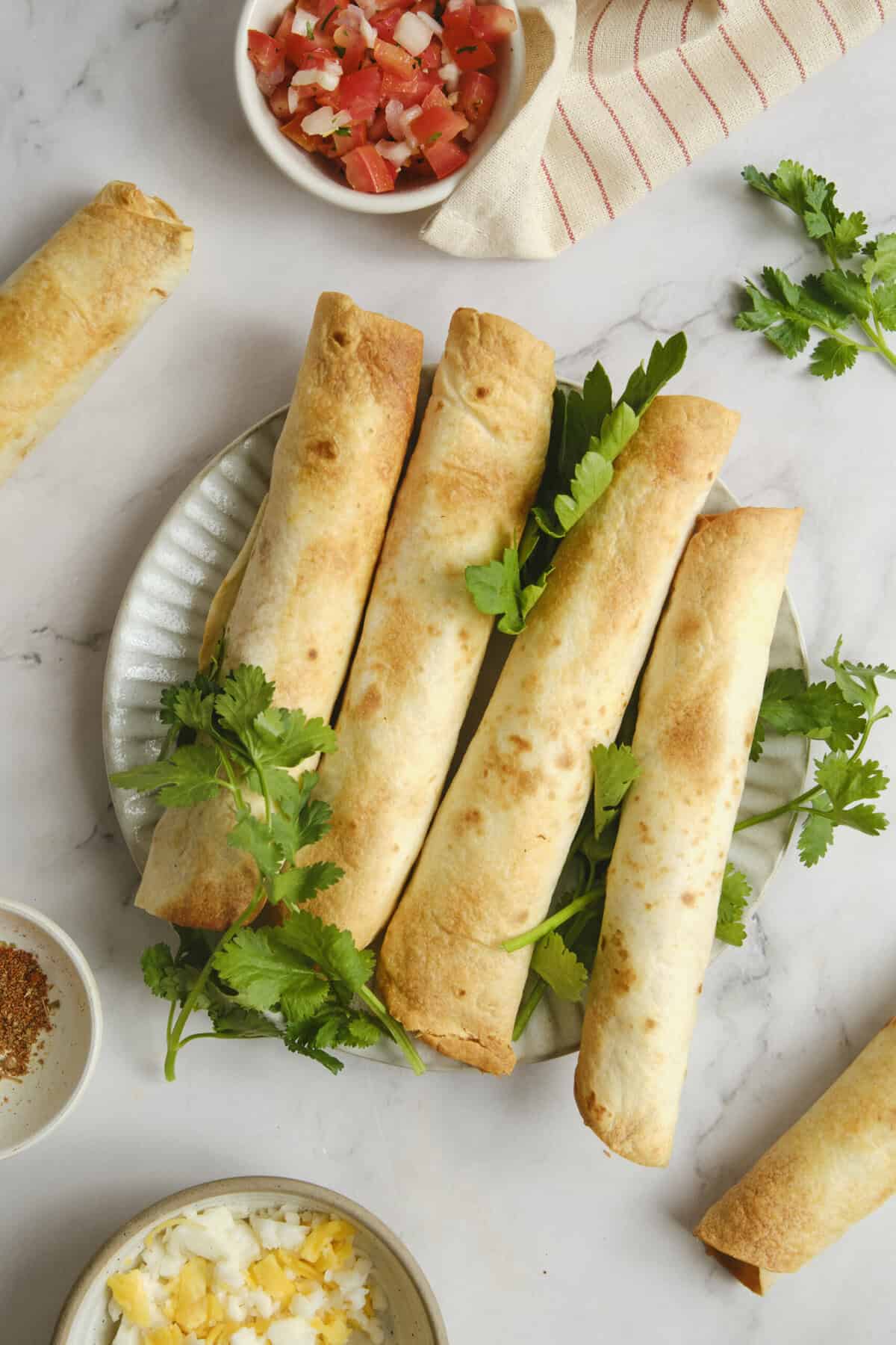 Air Fryer Taquitos - foodfaithfitness