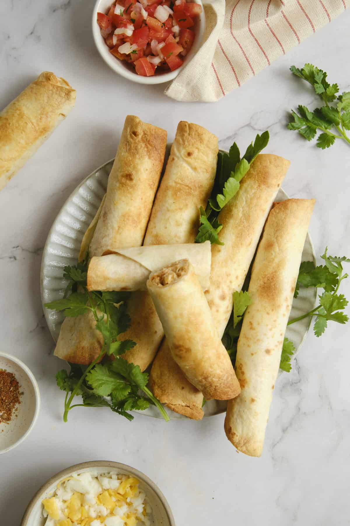 Air Fryer Taquitos - foodfaithfitness