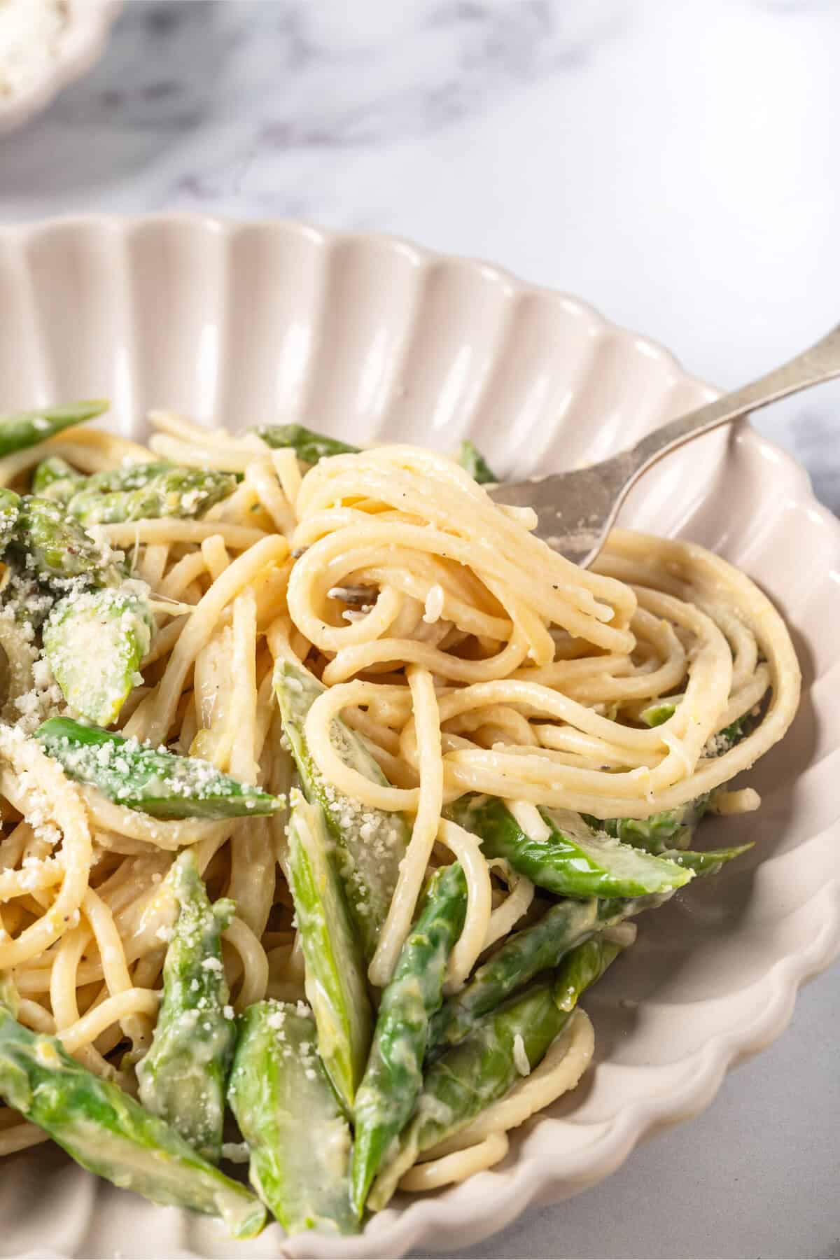 Asparagus Pasta - foodfaithfitness
