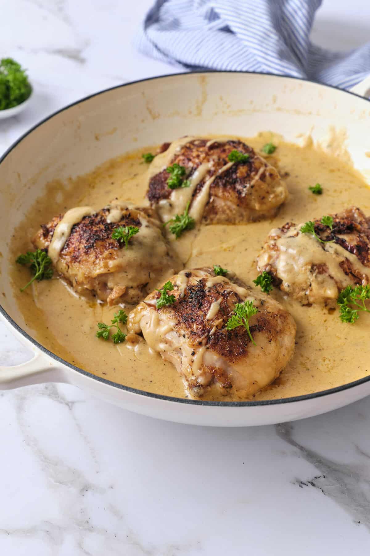 Baked Chicken With Gravy - foodfaithfitness