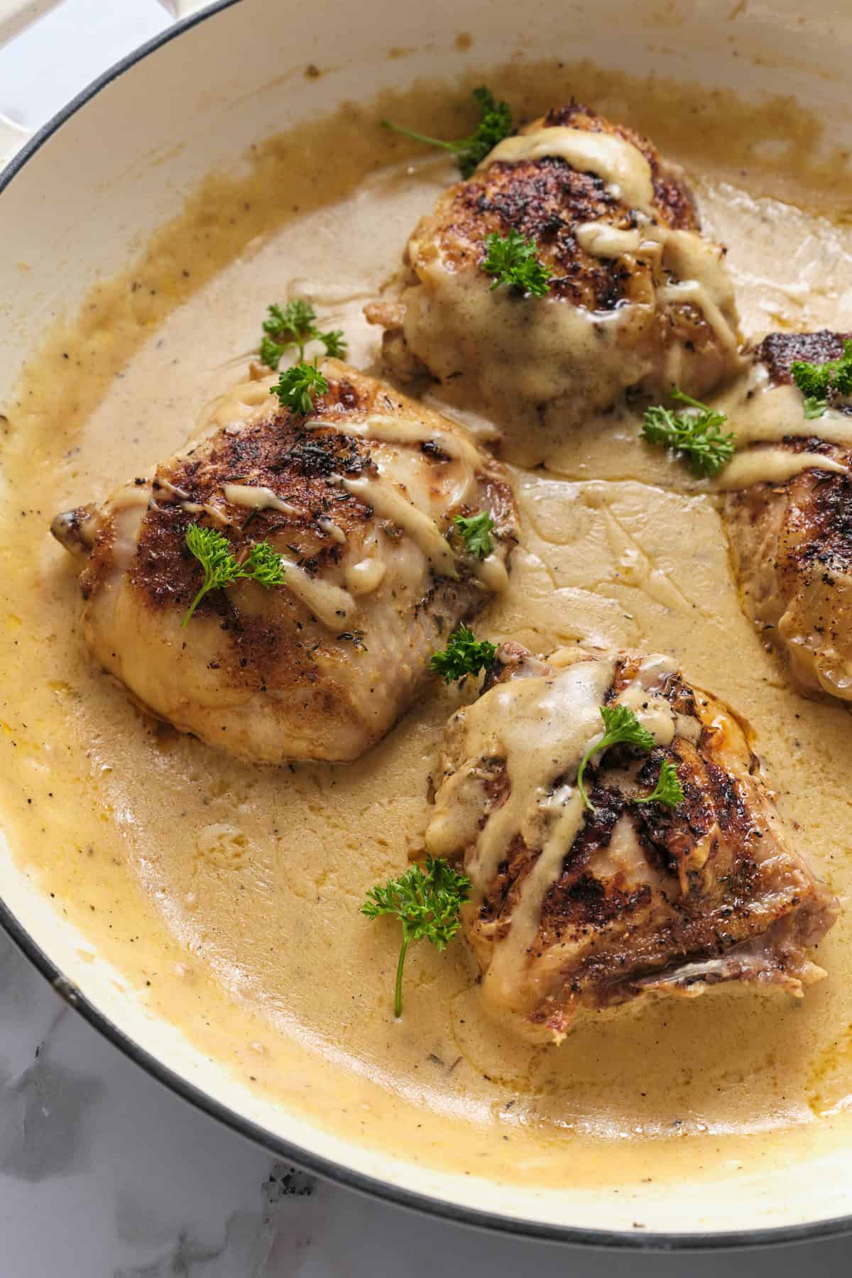 Baked Chicken With Gravy - foodfaithfitness