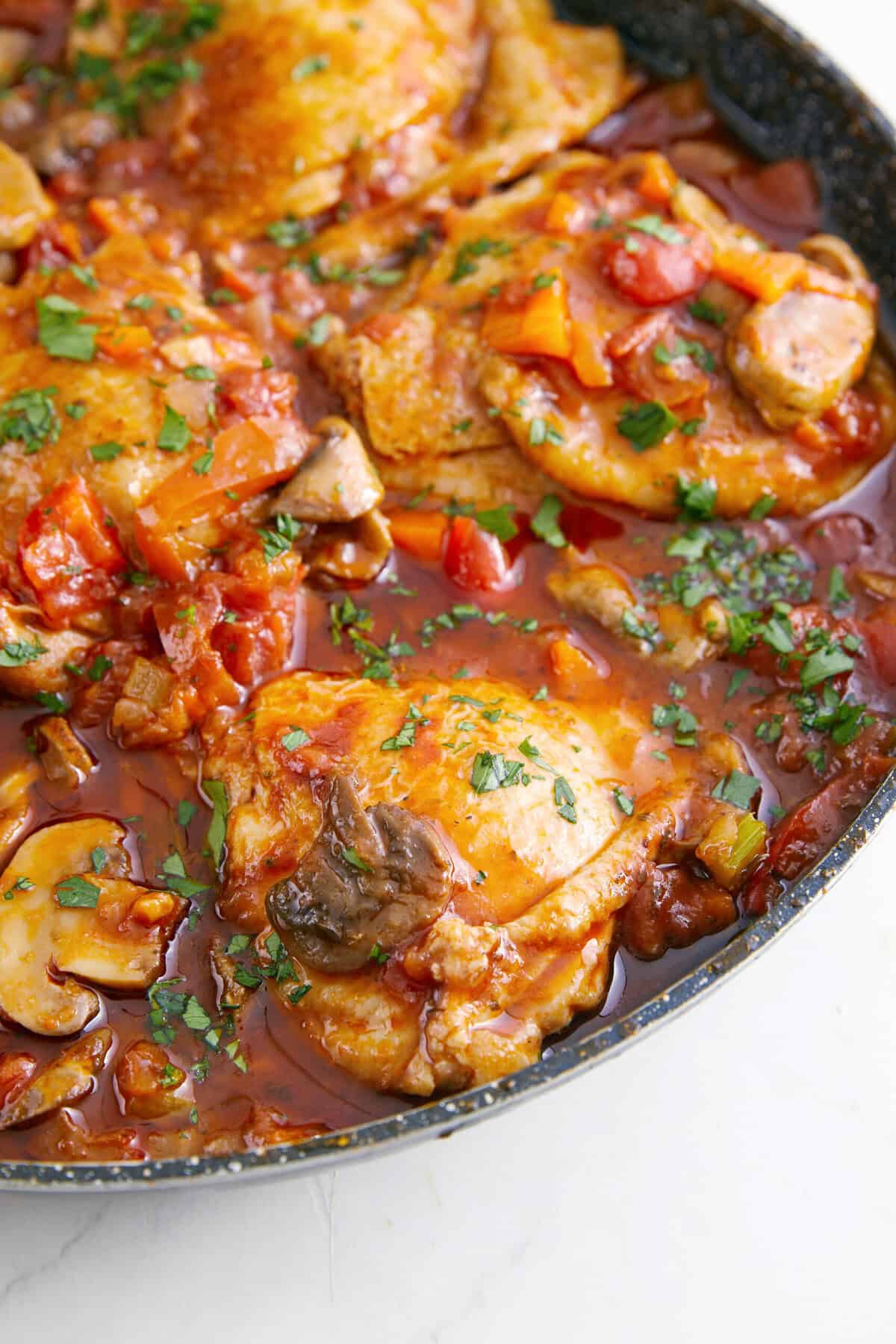Chicken Cacciatore - foodfaithfitness