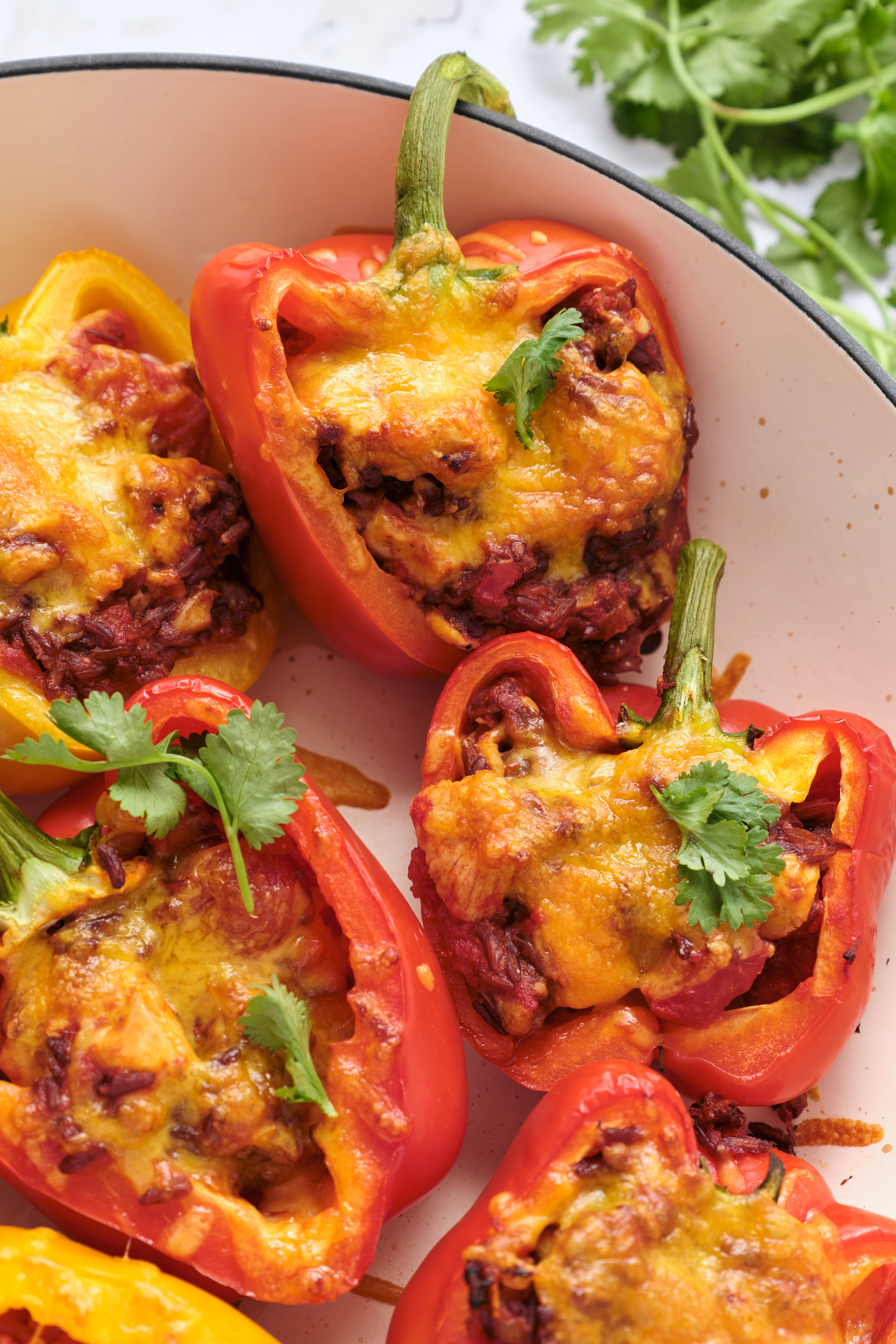 Chicken filled peppers - foodfaithfittness