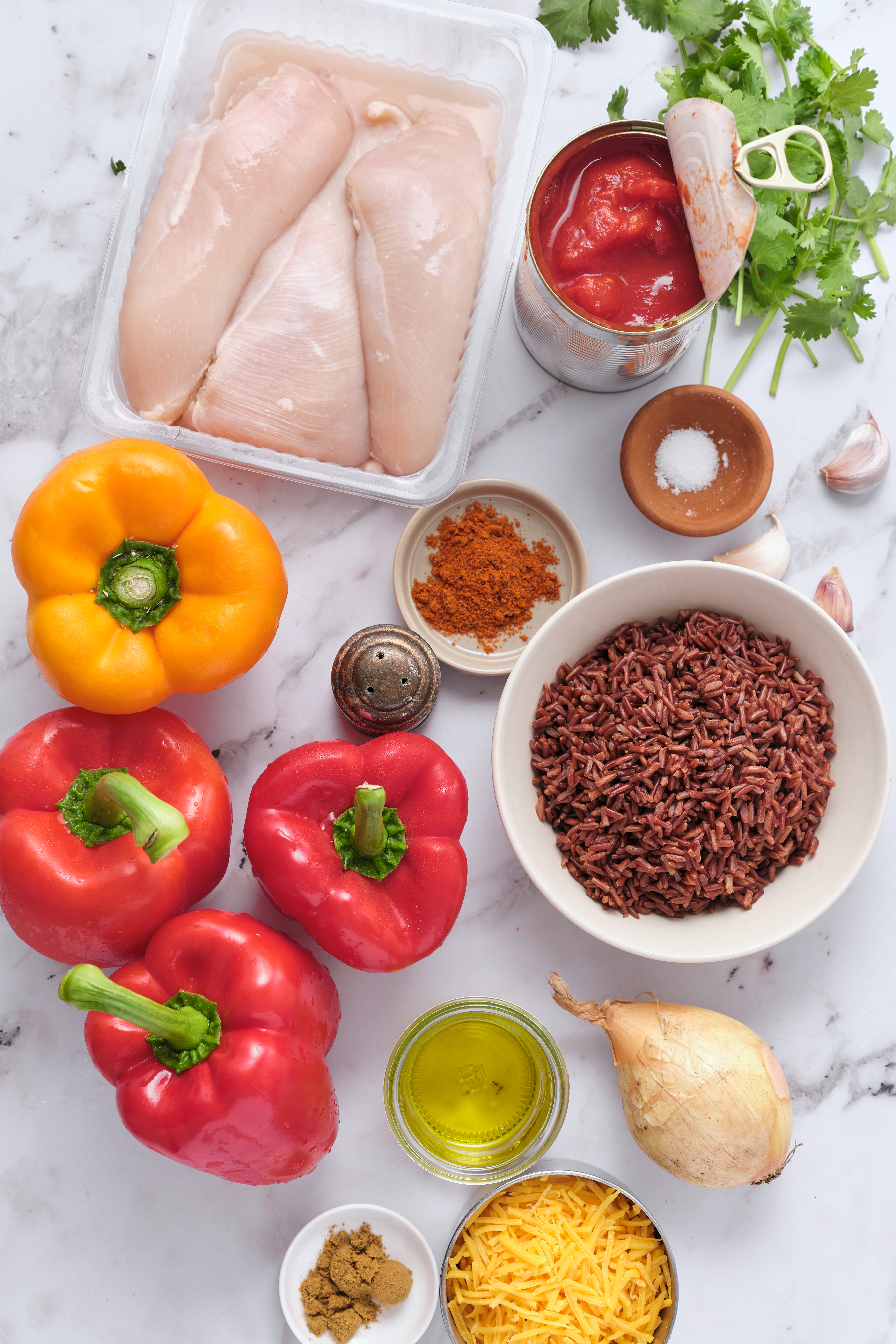 Chicken filled peppers - foodfaithfittness