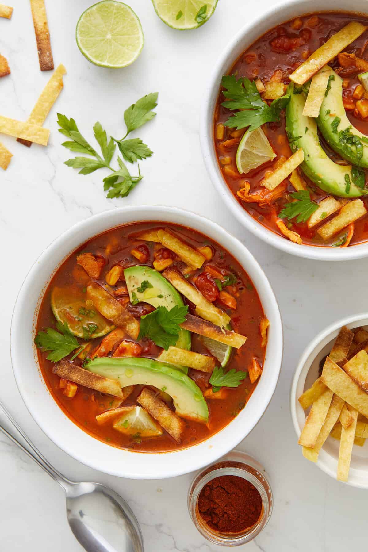 Chicken Tortilla Soup - foodfaithfitness