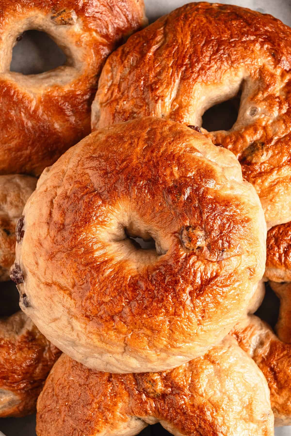 Cinnamon Raisin Bagels - foodfaithfitness