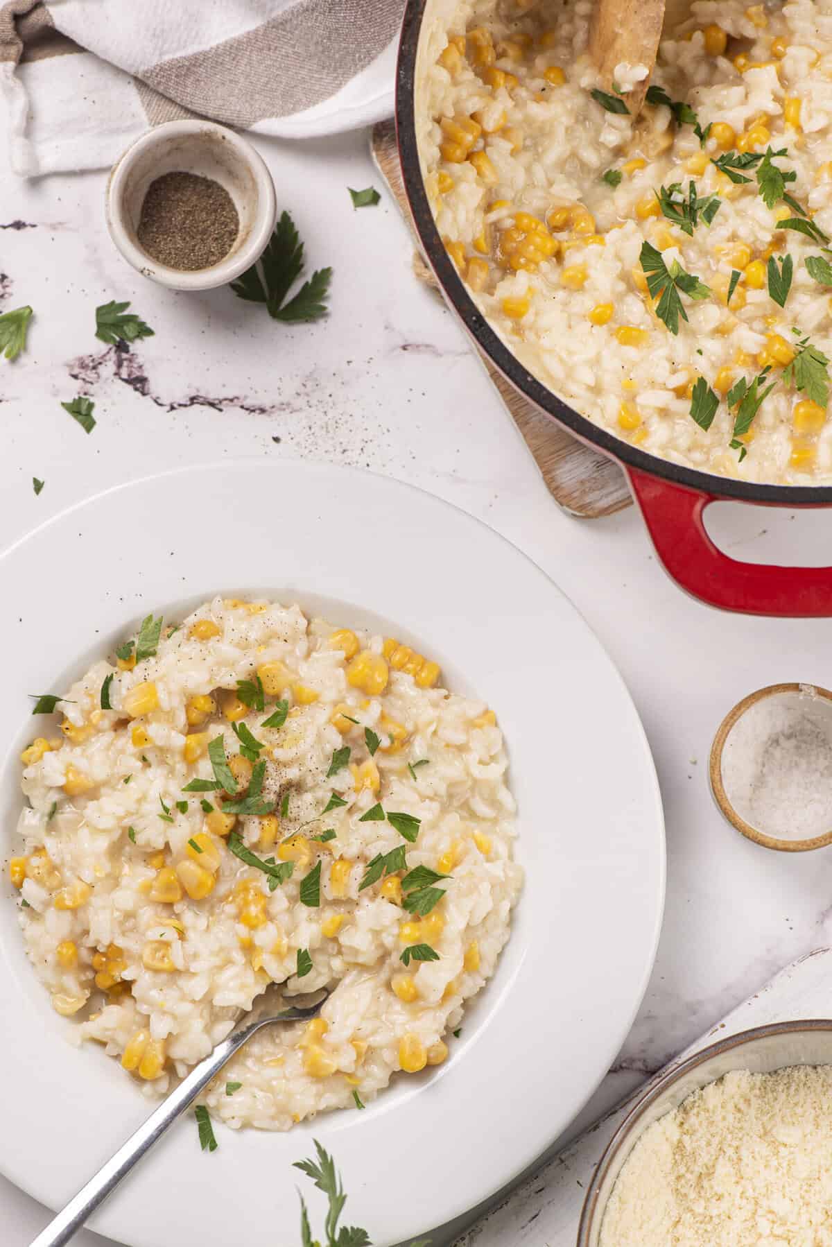 Corn Risotto - foodfaithfitness