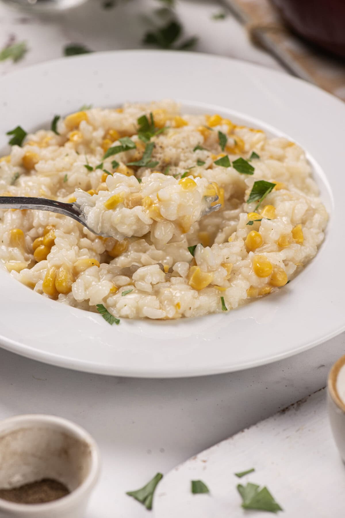 Corn Risotto - foodfaithfitness