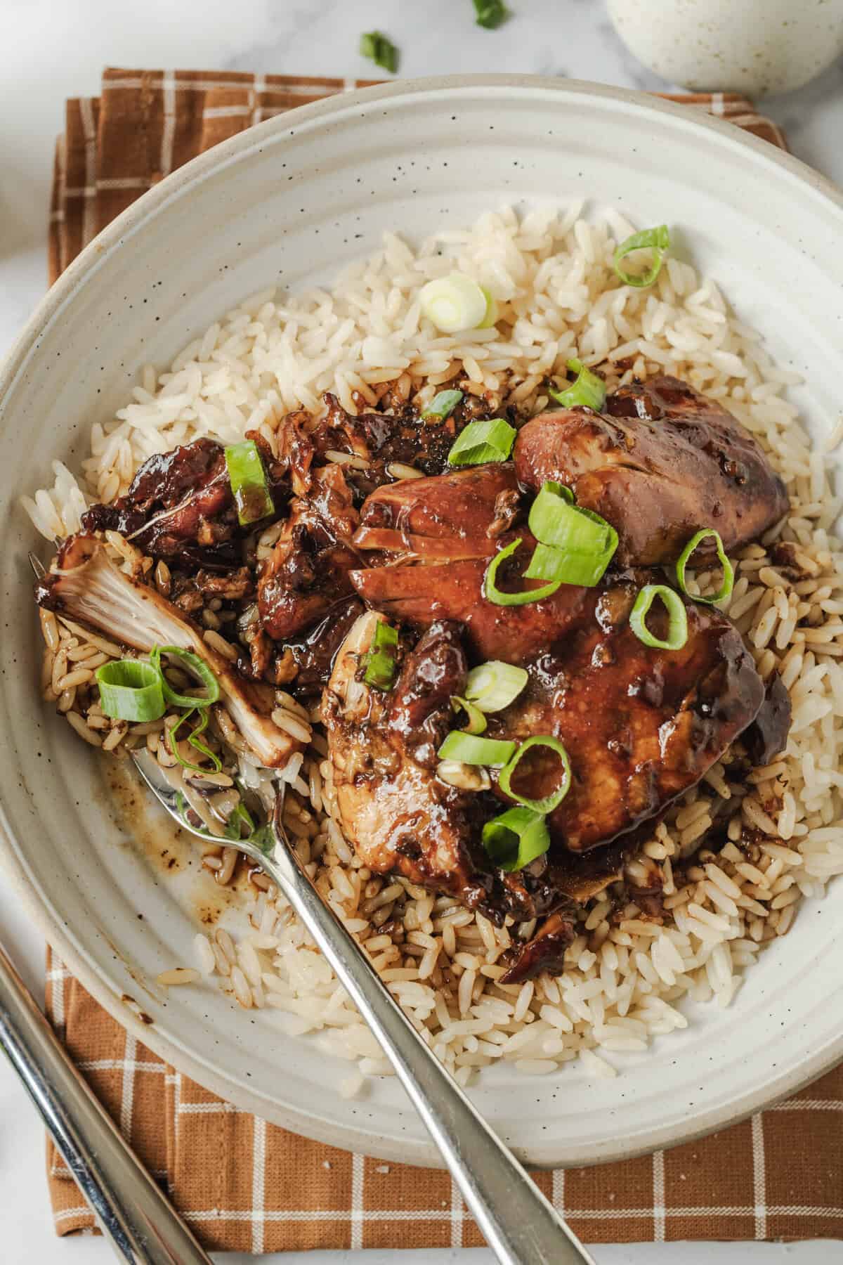 Crock-Pot Bourbon Chicken - foodfaithfitness