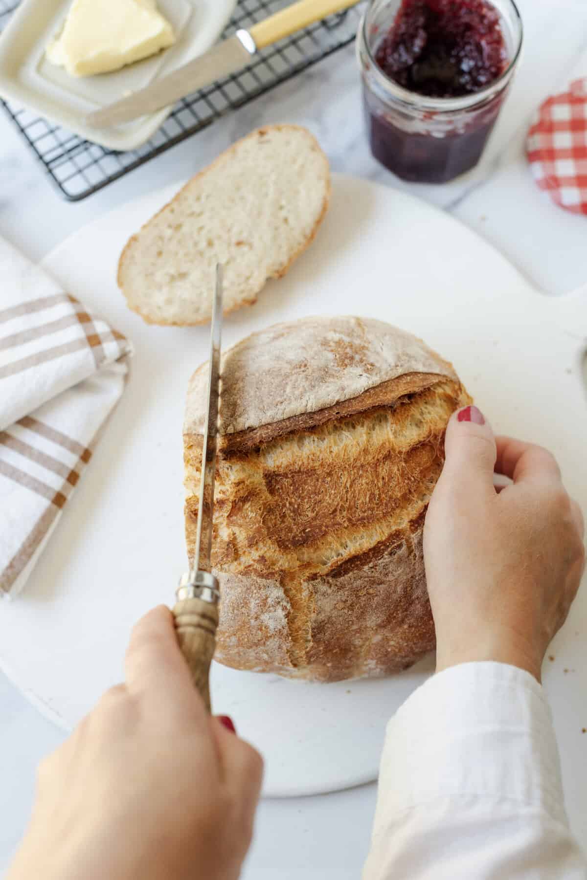 Dutch Oven Bread - foodfaithfitness