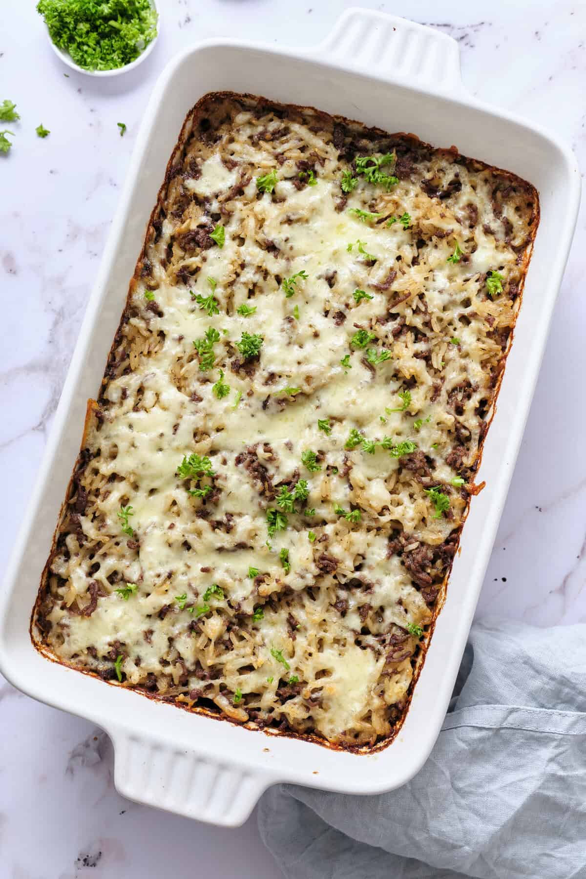 Hamburger Rice Casserole - foodfaithfitness