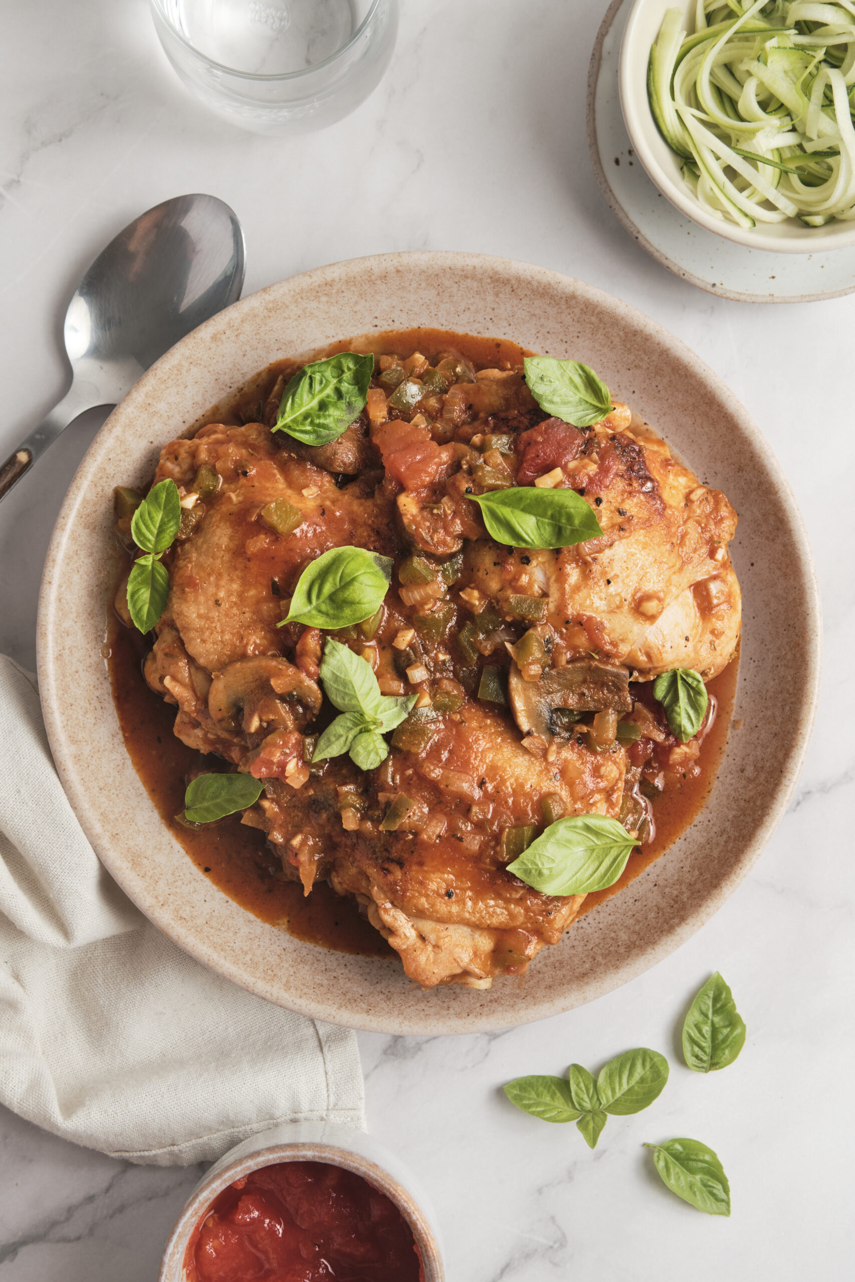 Instant-Pot Chicken Cacciatore - foodfaithfitness