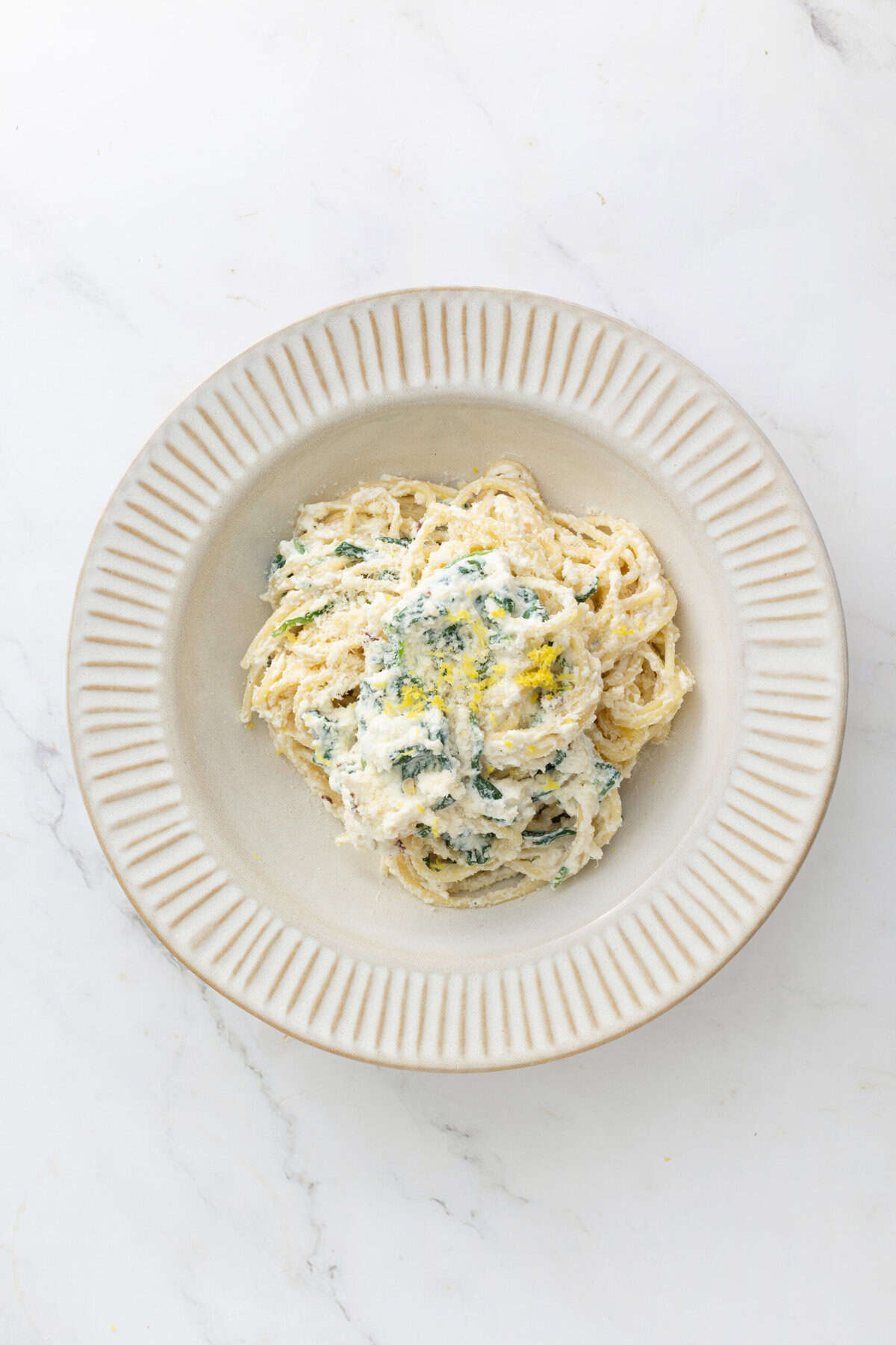 Lemon Ricotta Pasta - foodfaithfitness