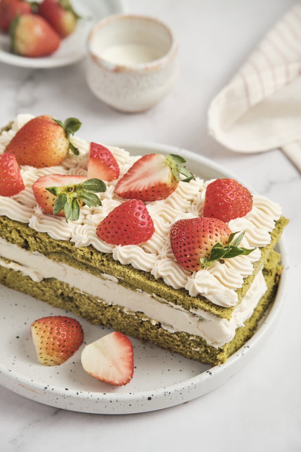 Matcha Cake - Foodfaithfittness