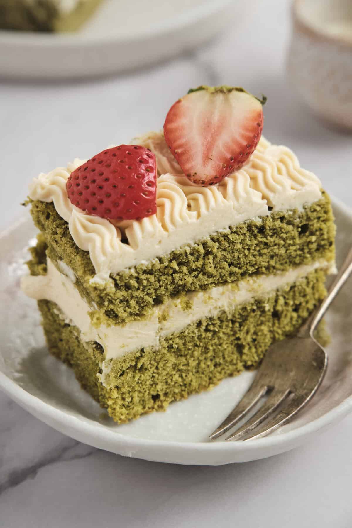 Matcha Cake - Foodfaithfittness