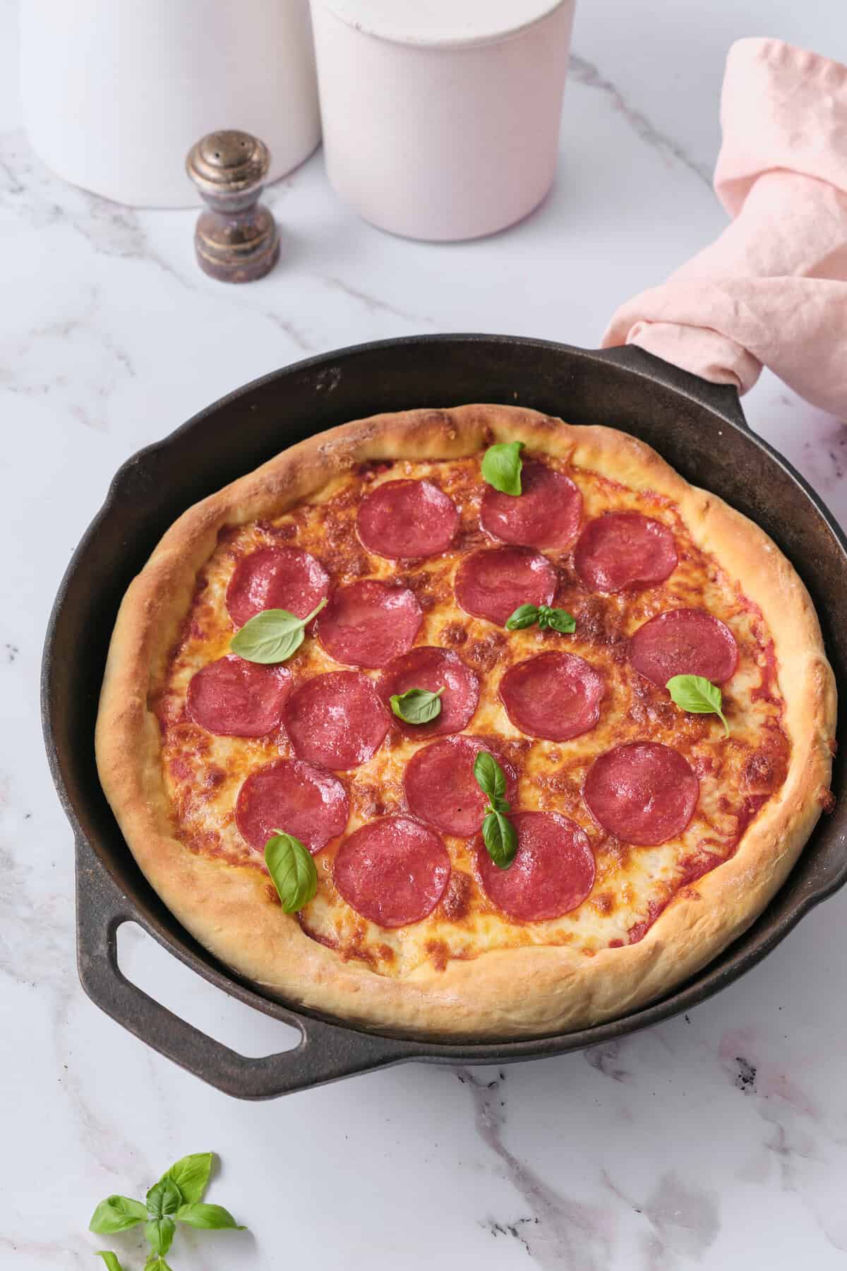 Pan Pizza Recipe - foodfaithfitness