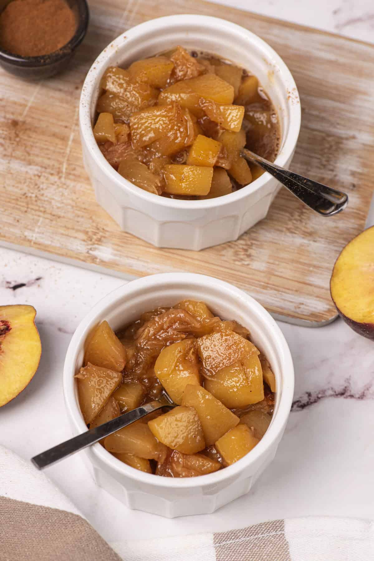 Peach Compote - foodfaithfitness