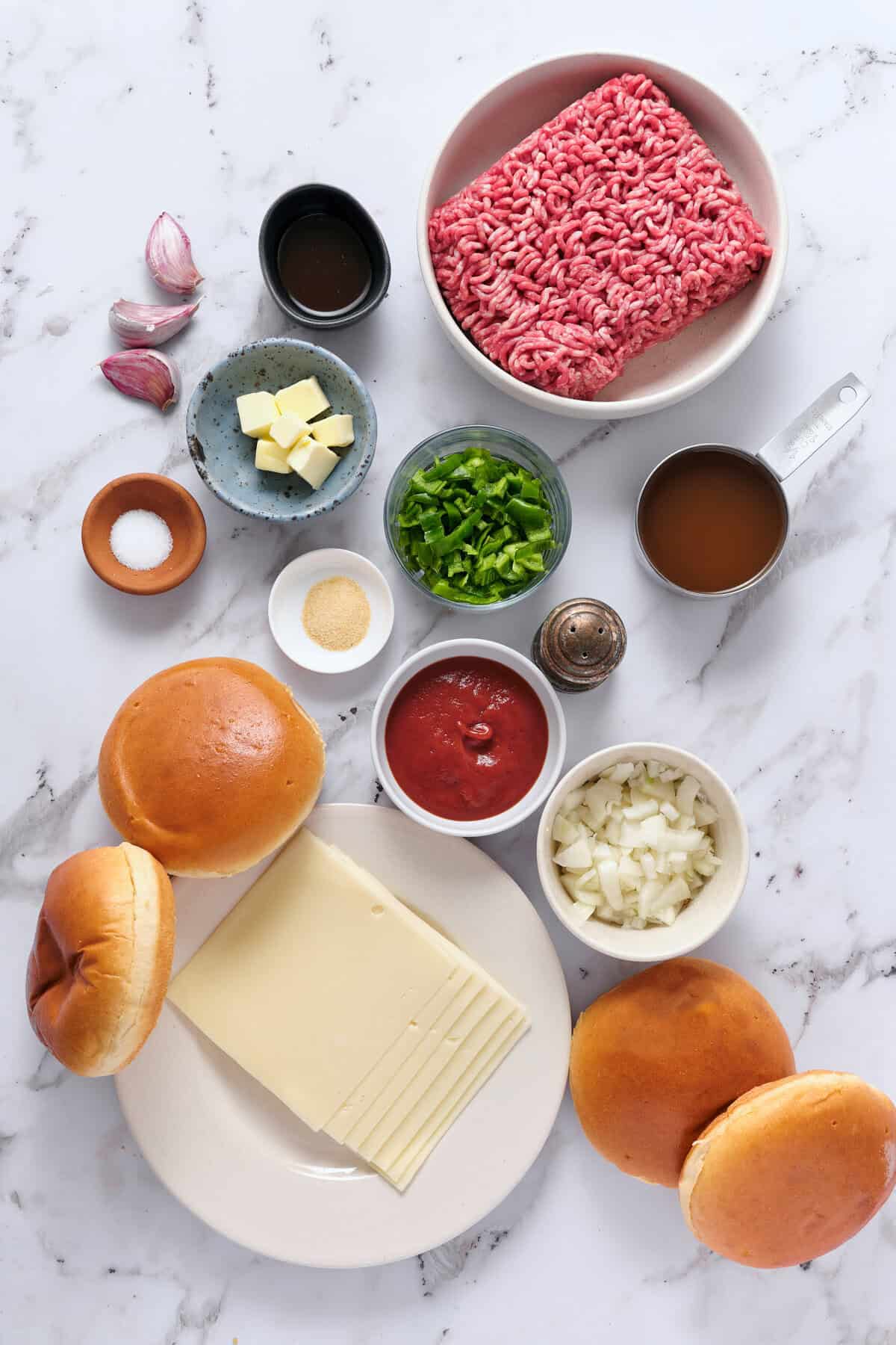 Philly Cheese Steak Sloppy Joe - foodfaithfitness