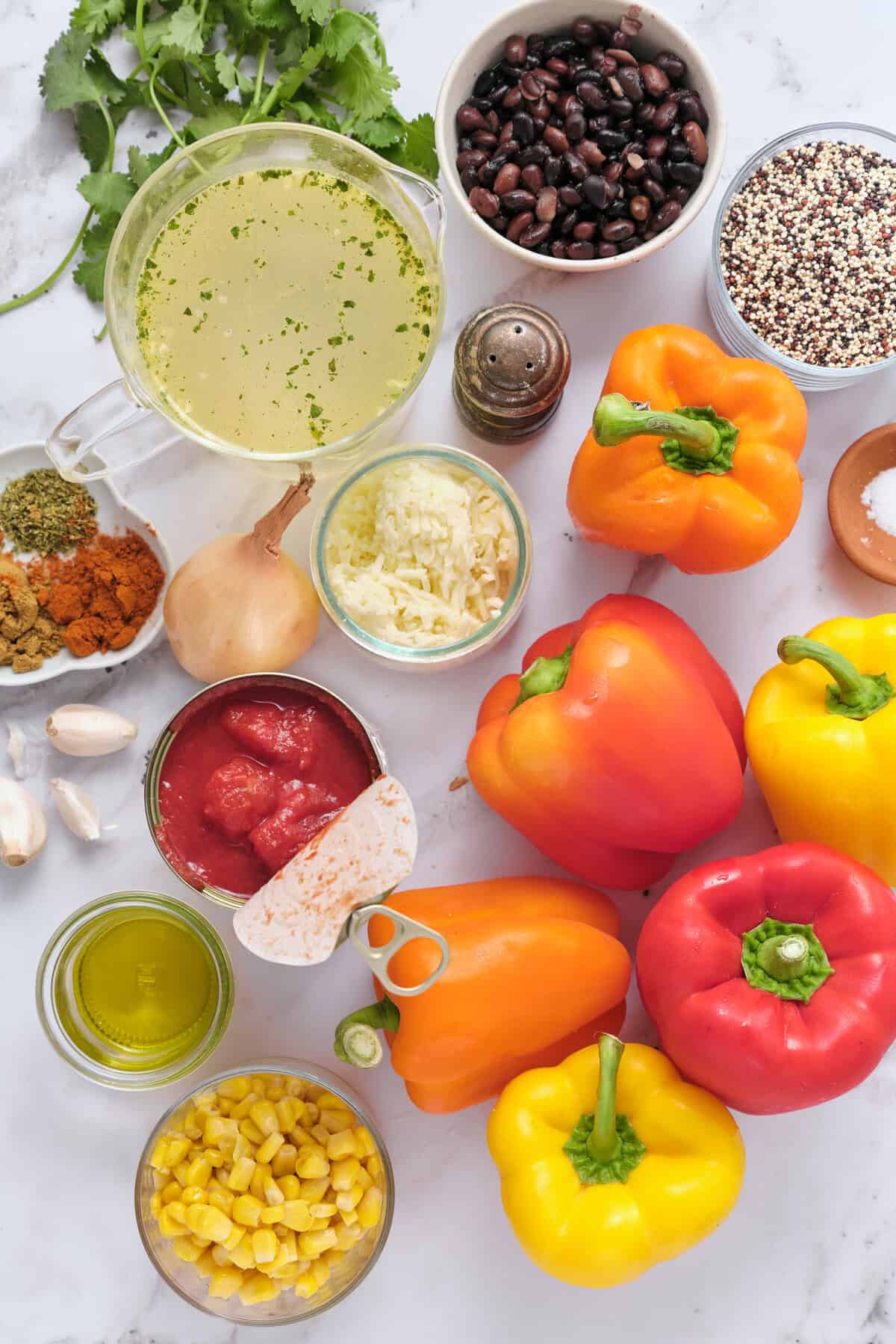 Quinoa Stuffed Peppers - foodfaithfitness