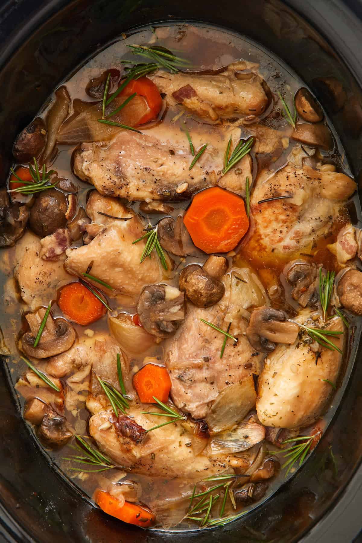 Slow-Cooker Coq au Vin - foodfaithfitness