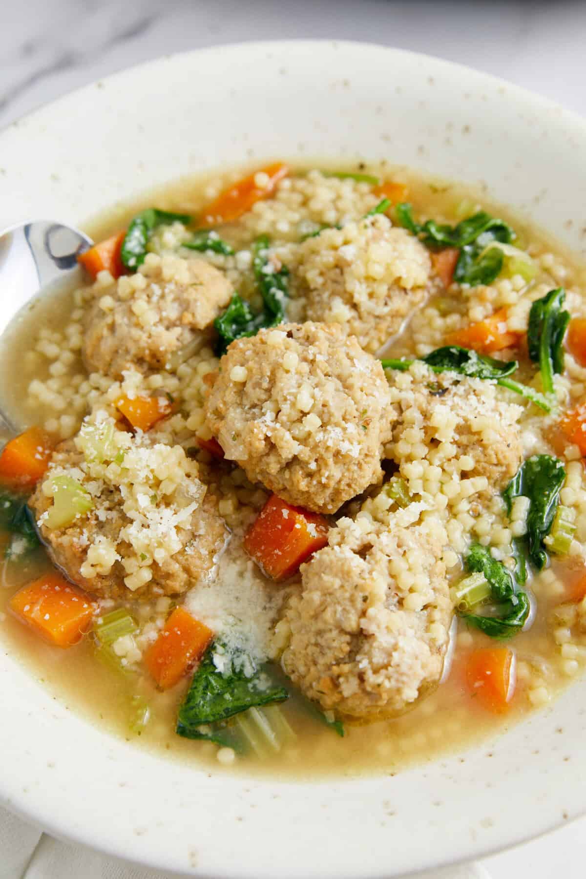 Slow-Cooker Italian Wedding Soup - foodfaithfitness