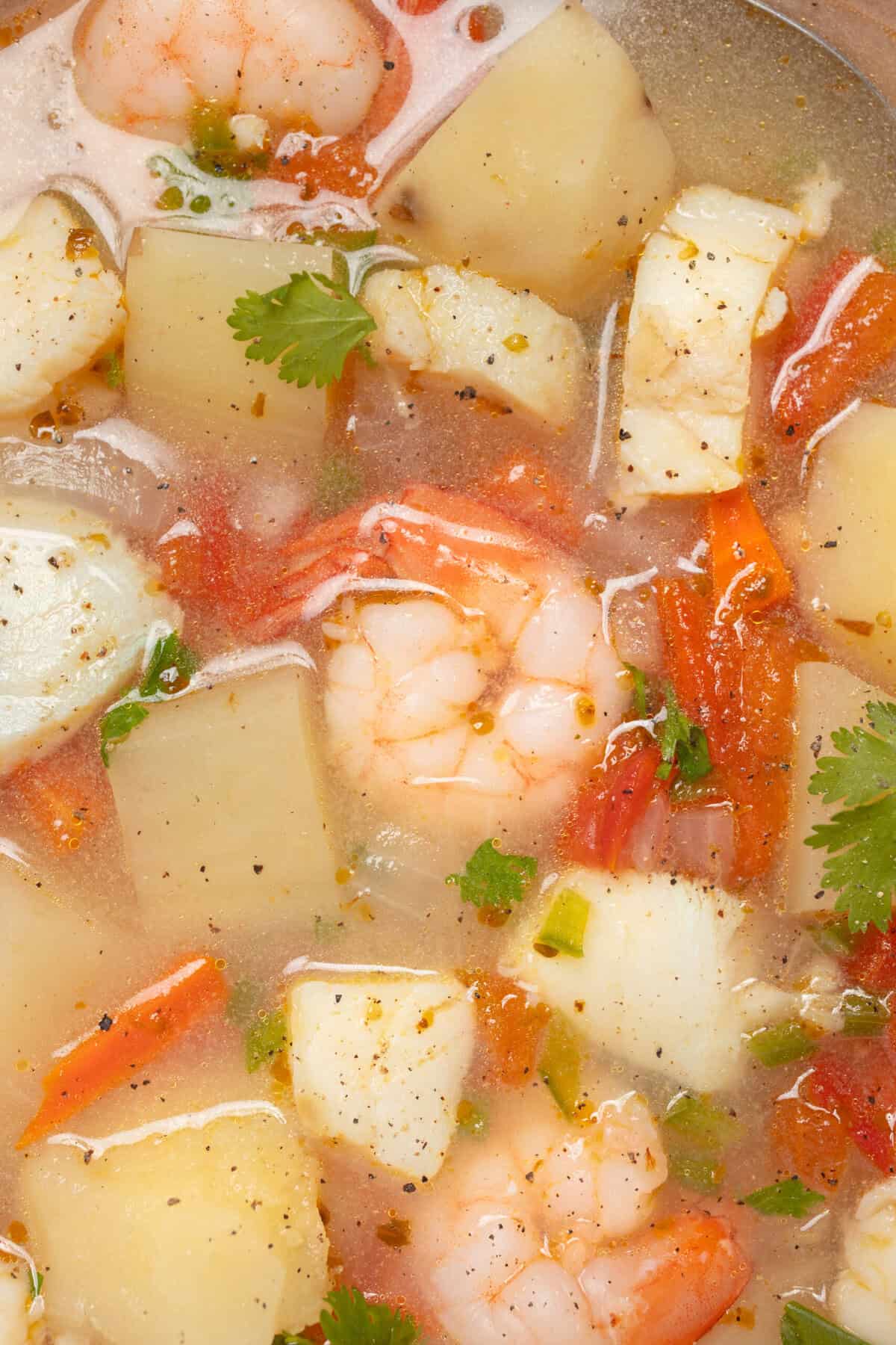 Sopa de Mariscos - foodfaithfitness