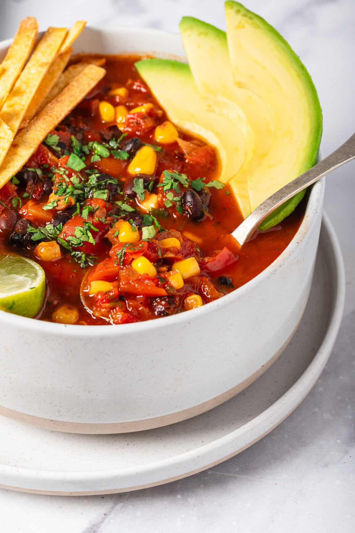 Vegan Tortilla Soup - foodfaithfitness