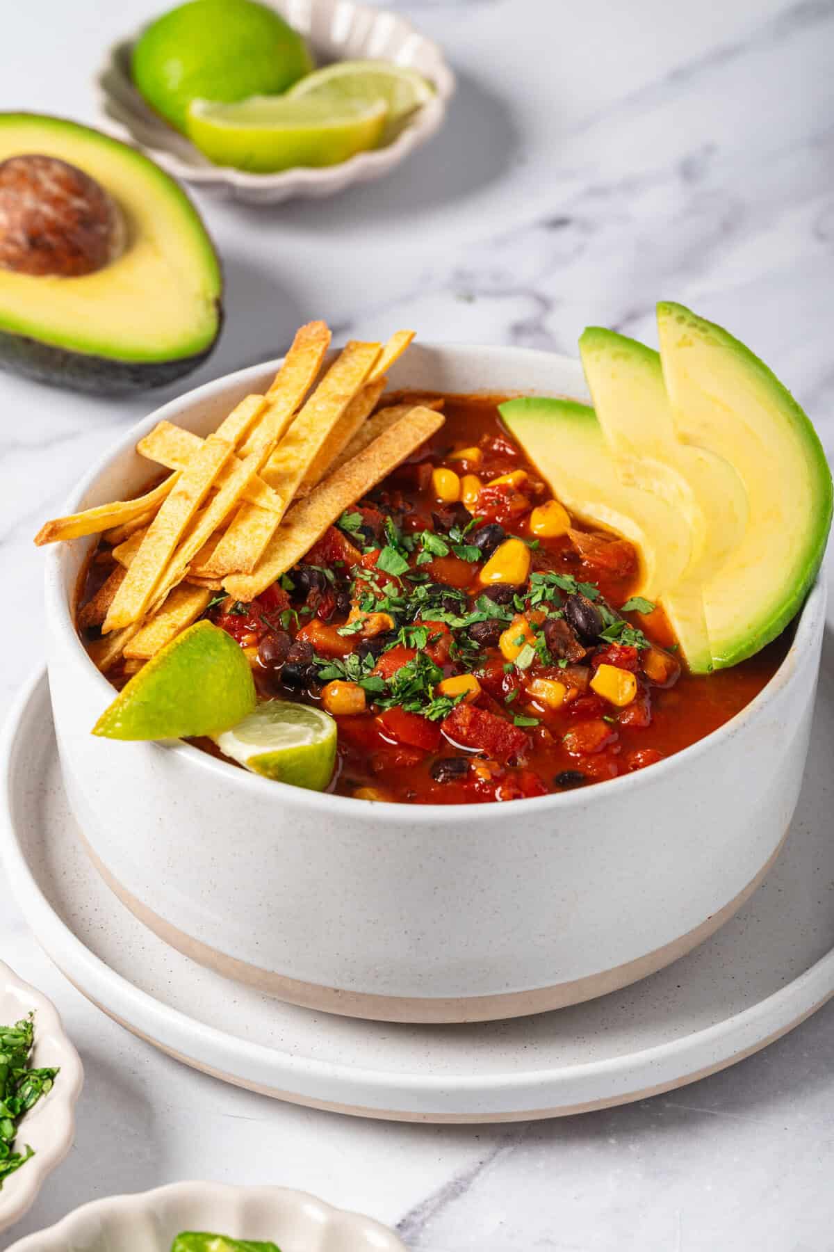 Vegan Tortilla Soup - foodfaithfitness