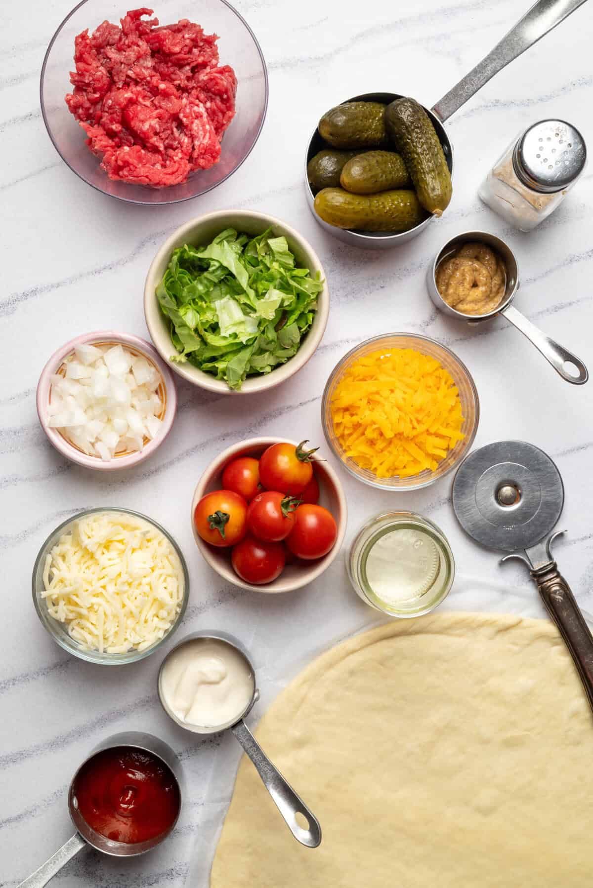 Cheeseburger Pizza - foodfaithfitness