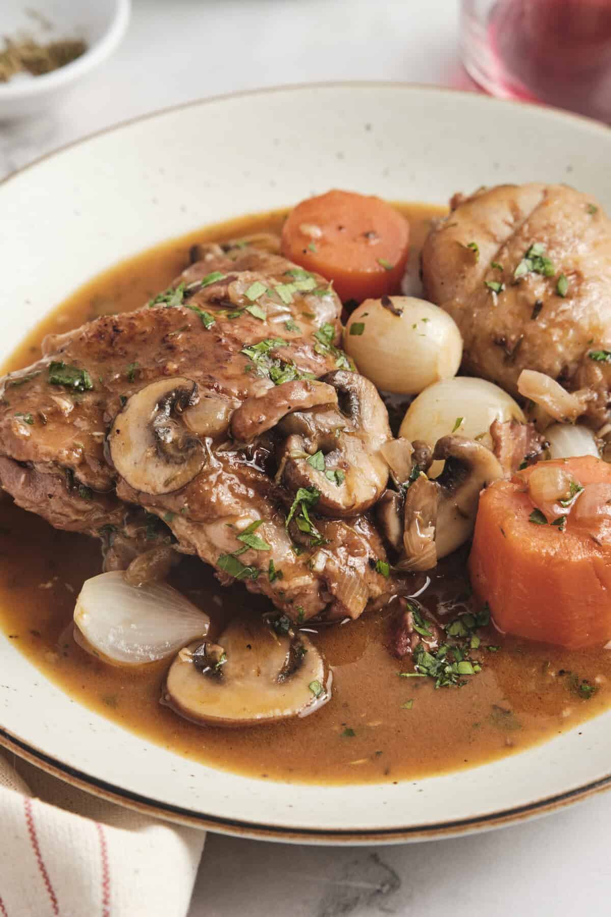 Coq Au Vin - foodfaithfitness
