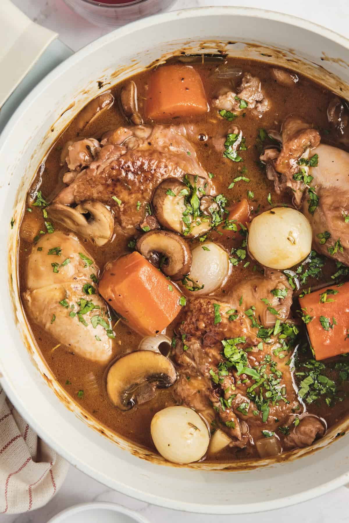 Coq Au Vin - foodfaithfitness