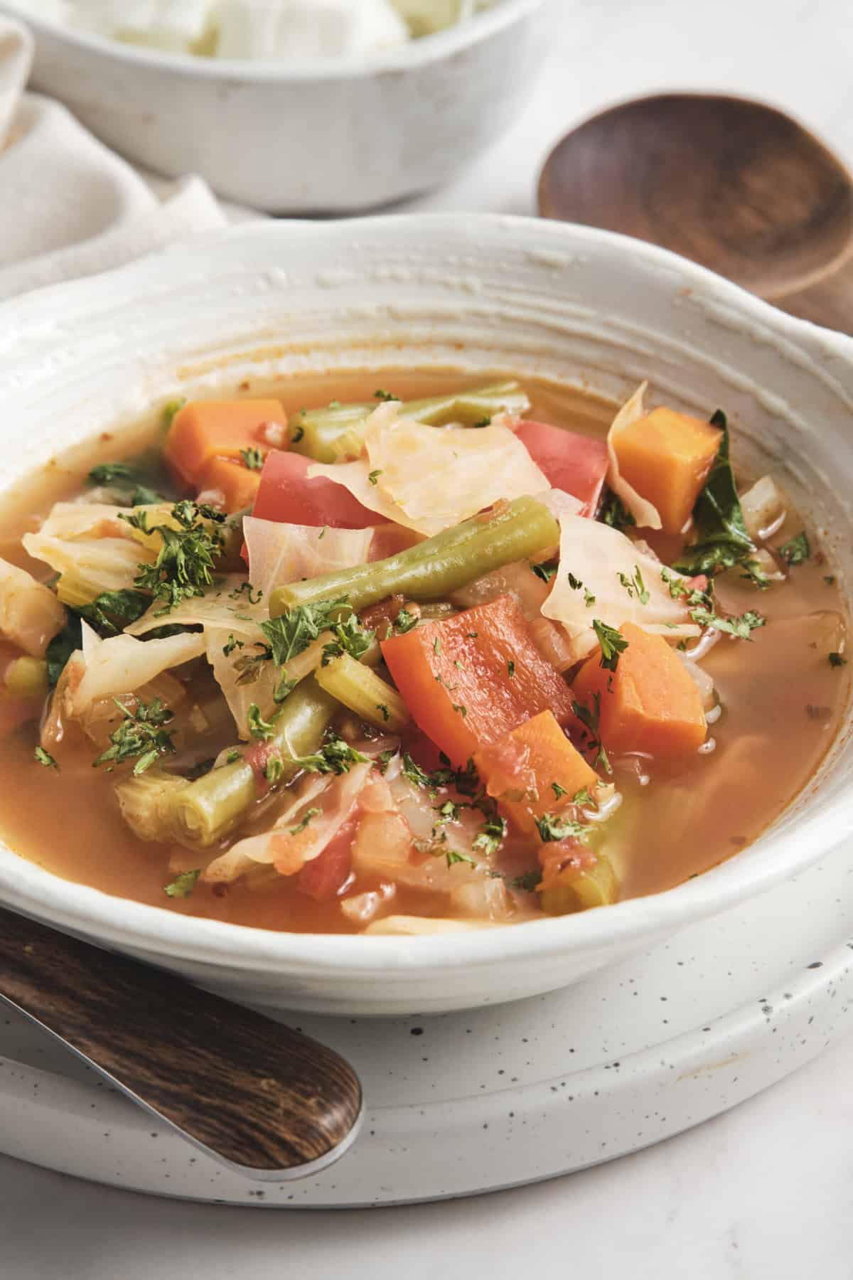 Stewart's vegetable soup, healthy and nutritional foods in fitness faith fitness, ideal for individuals with fitness consciously looking for delicious low calorie recipes.
