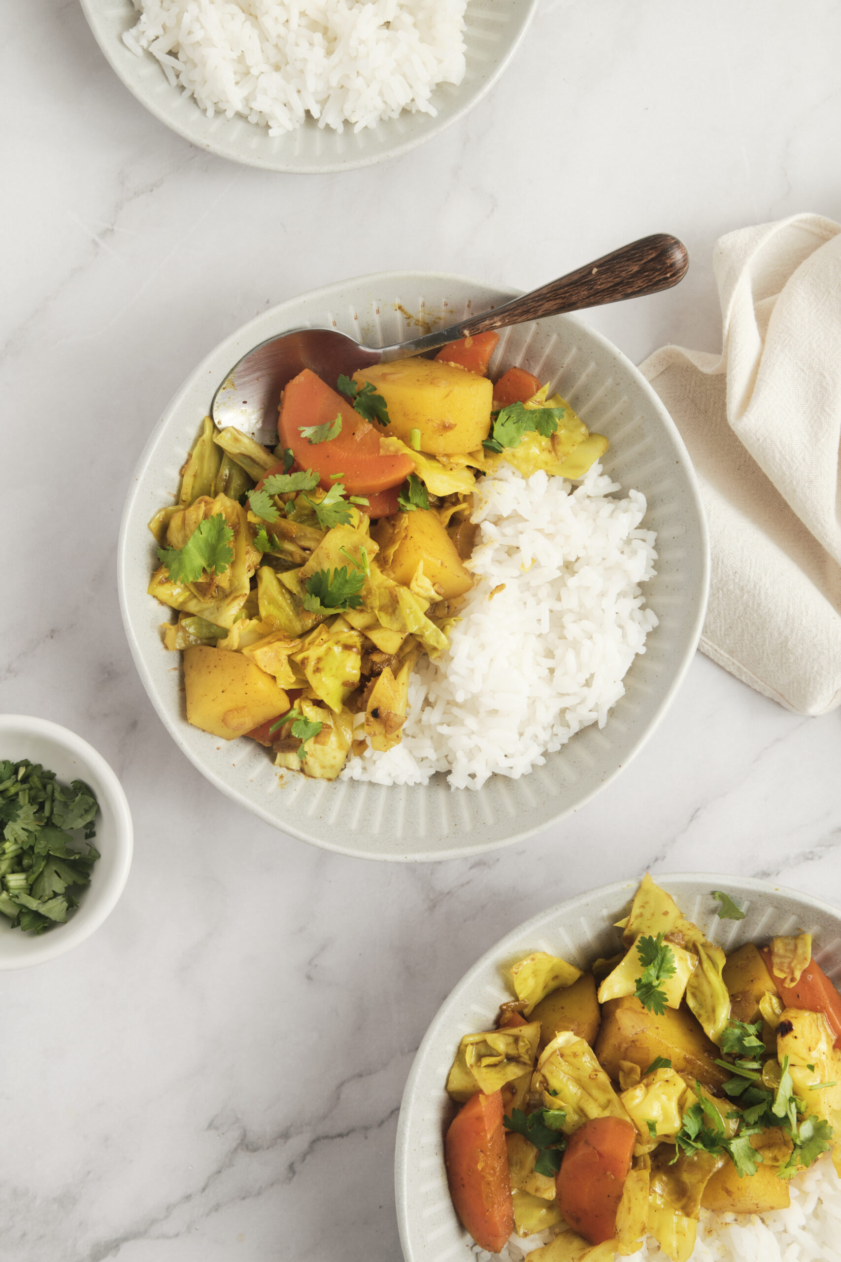 Fresh vegetable curry served with fluffy white rice, healthy meal options, plant-based focus, nutritious vegetarian dinner, Food Faith Fitness healthy recipes, clean eating, vegan meal ideas.