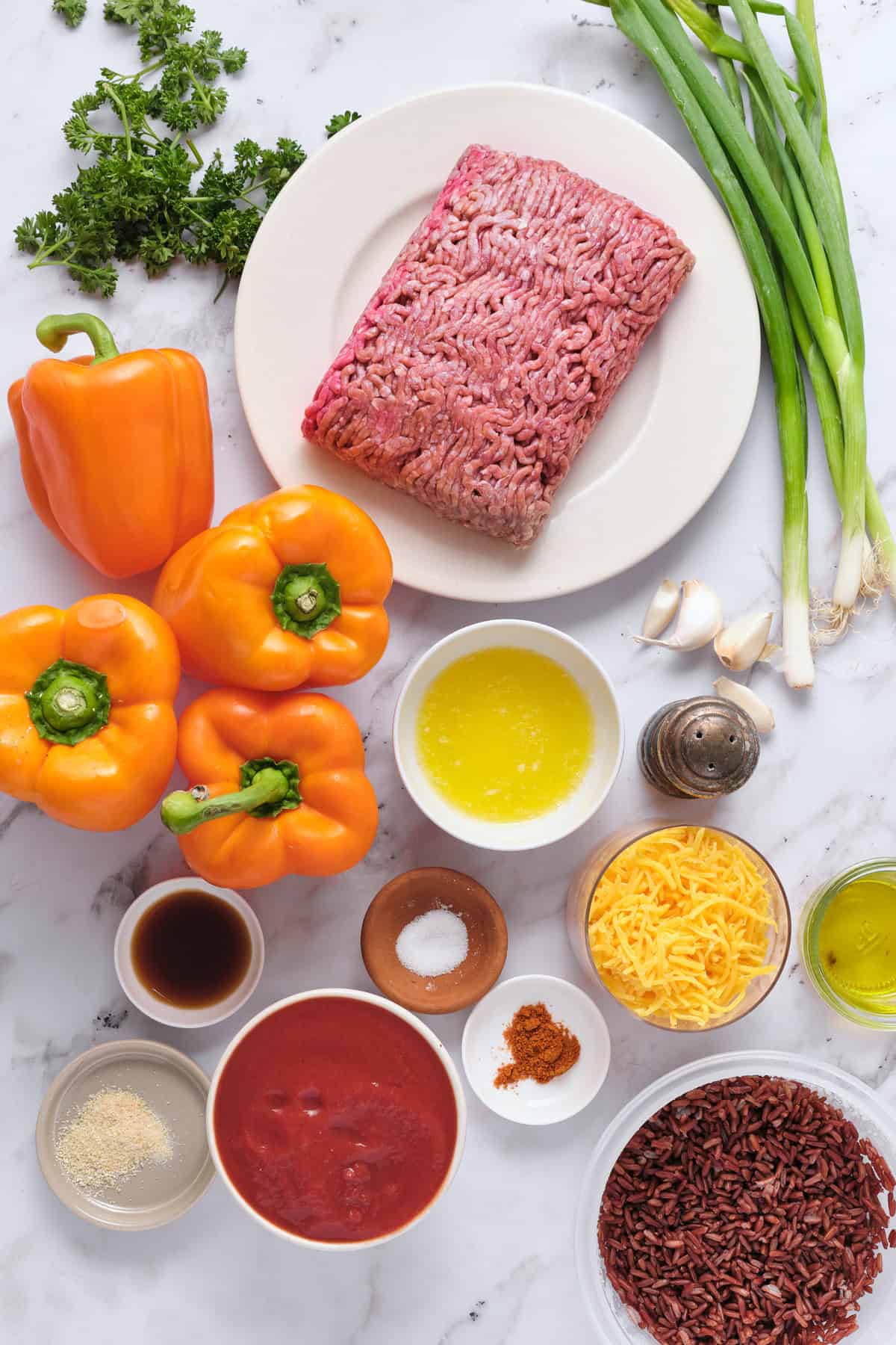 Jack-o-Lantern Stuffed Peppers - foodfaithfitness