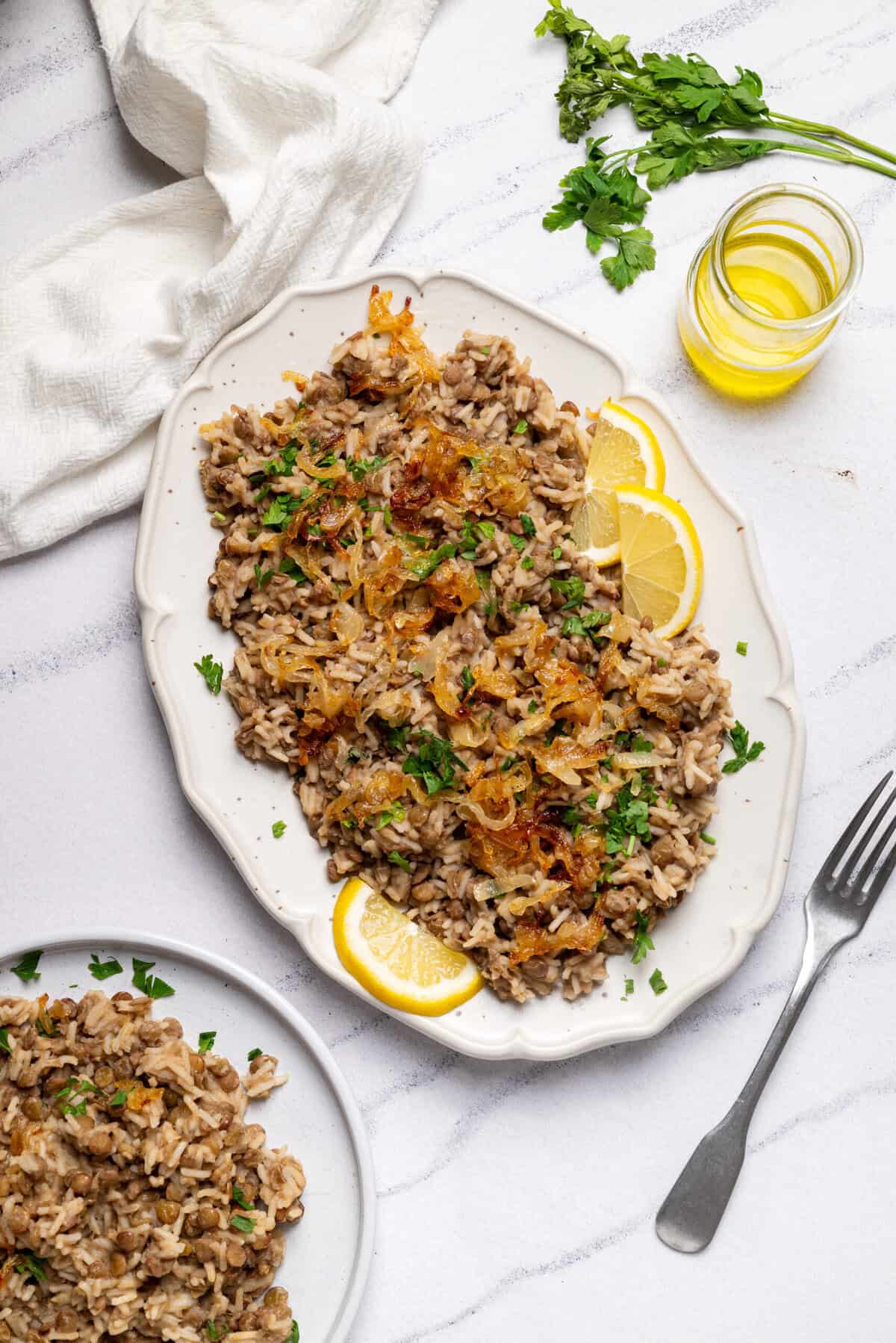 Mujadara Recipe - foodfaithfitness