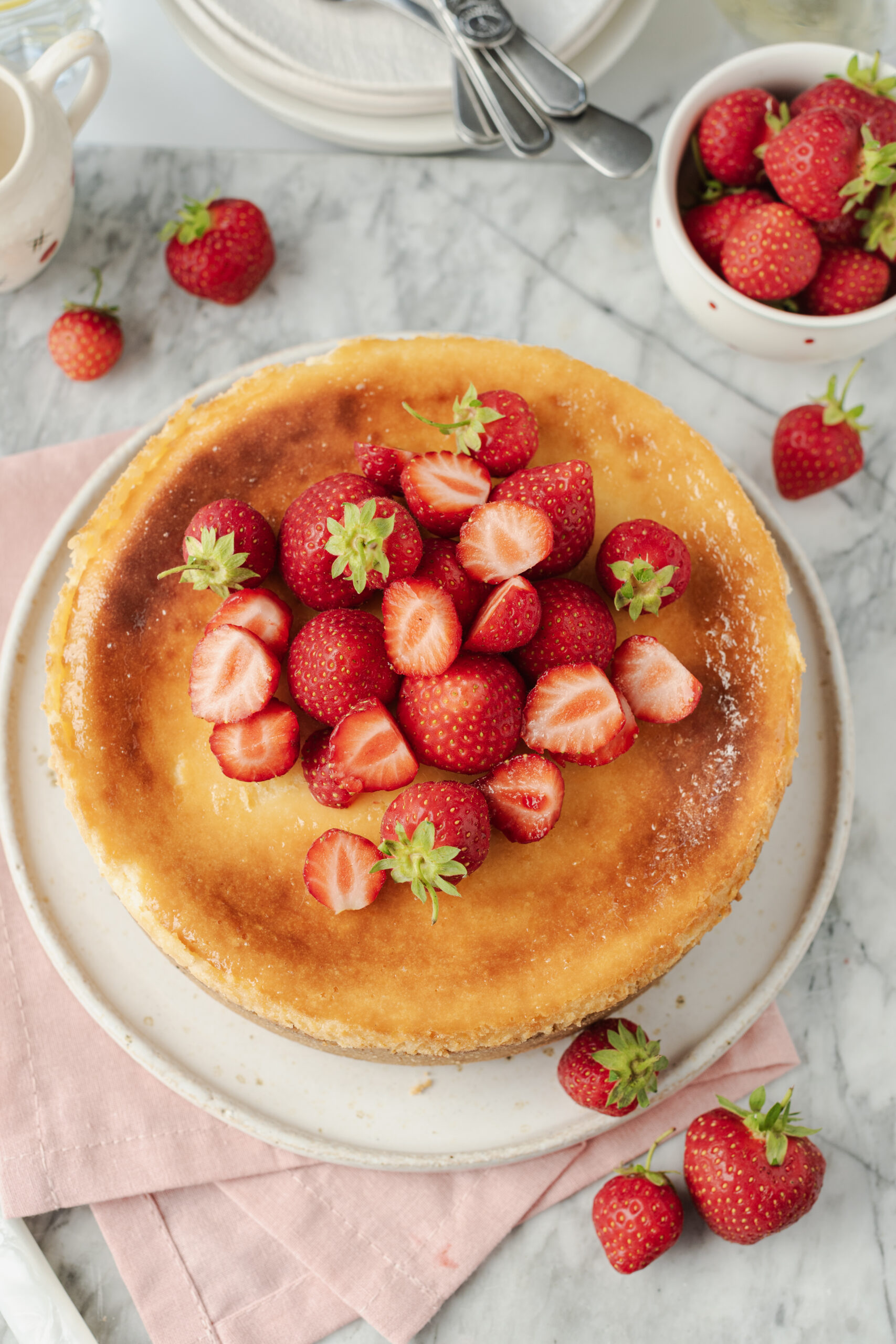 New York Cheesecake Recipe - foodfaithfitness