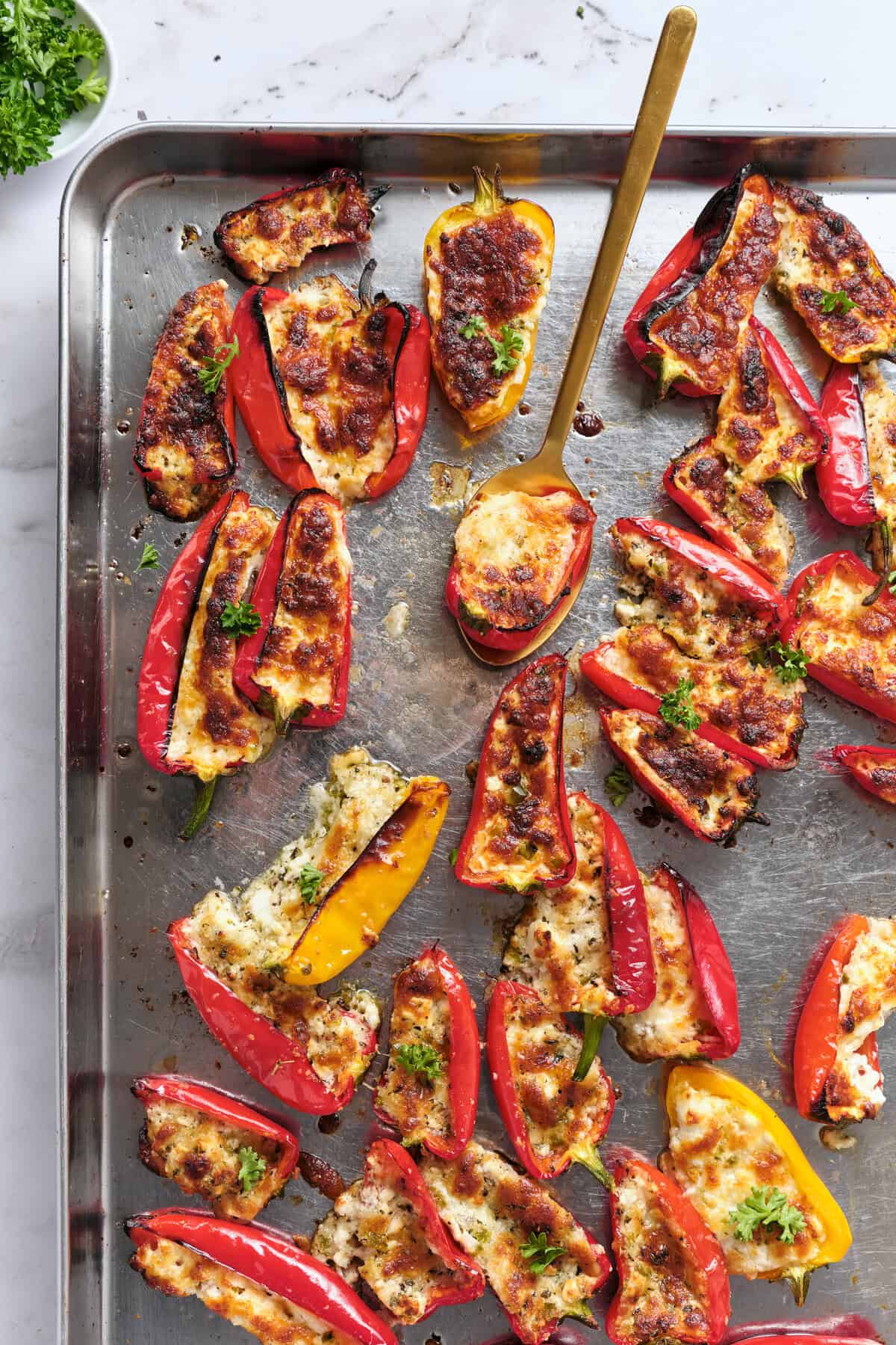 Stuffed Mini Peppers - foodfaithfitness
