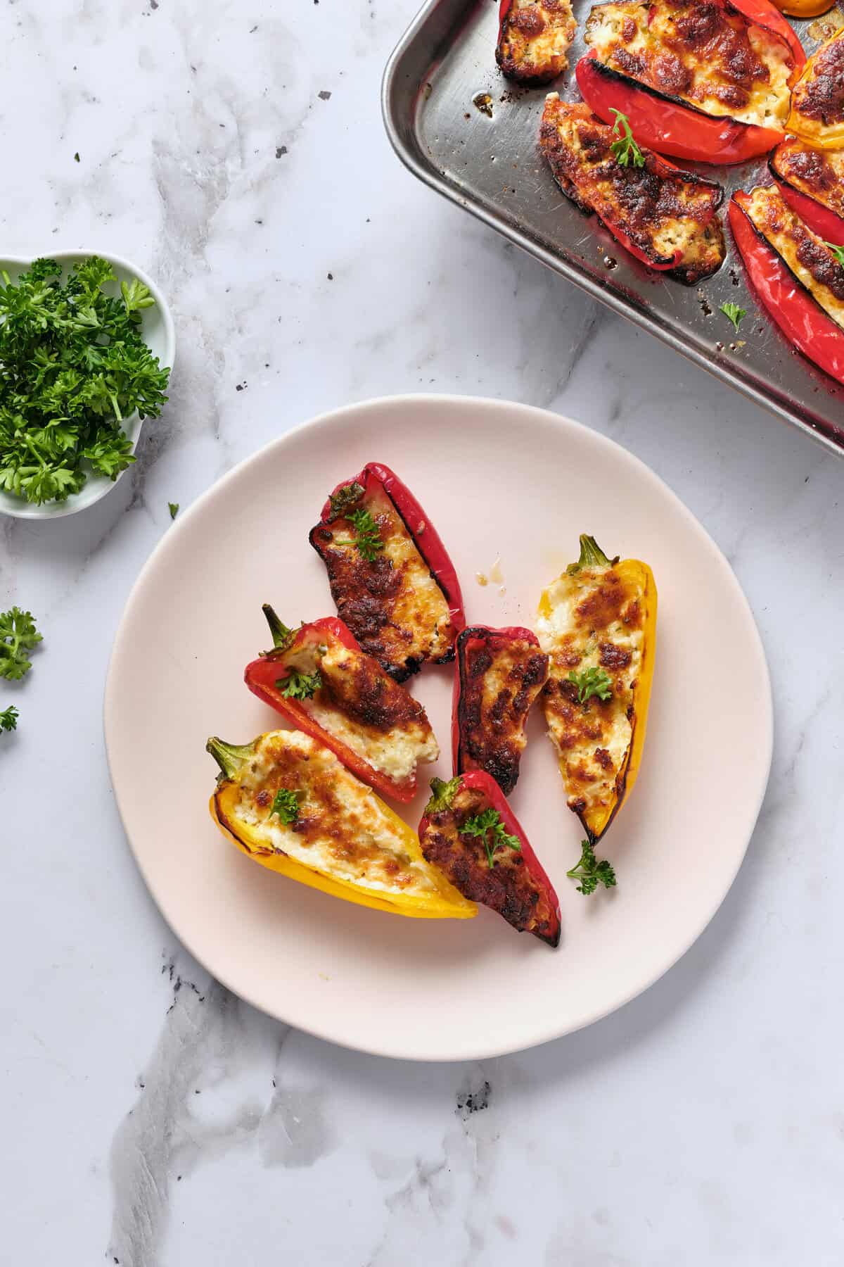 Stuffed Mini Peppers - foodfaithfitness
