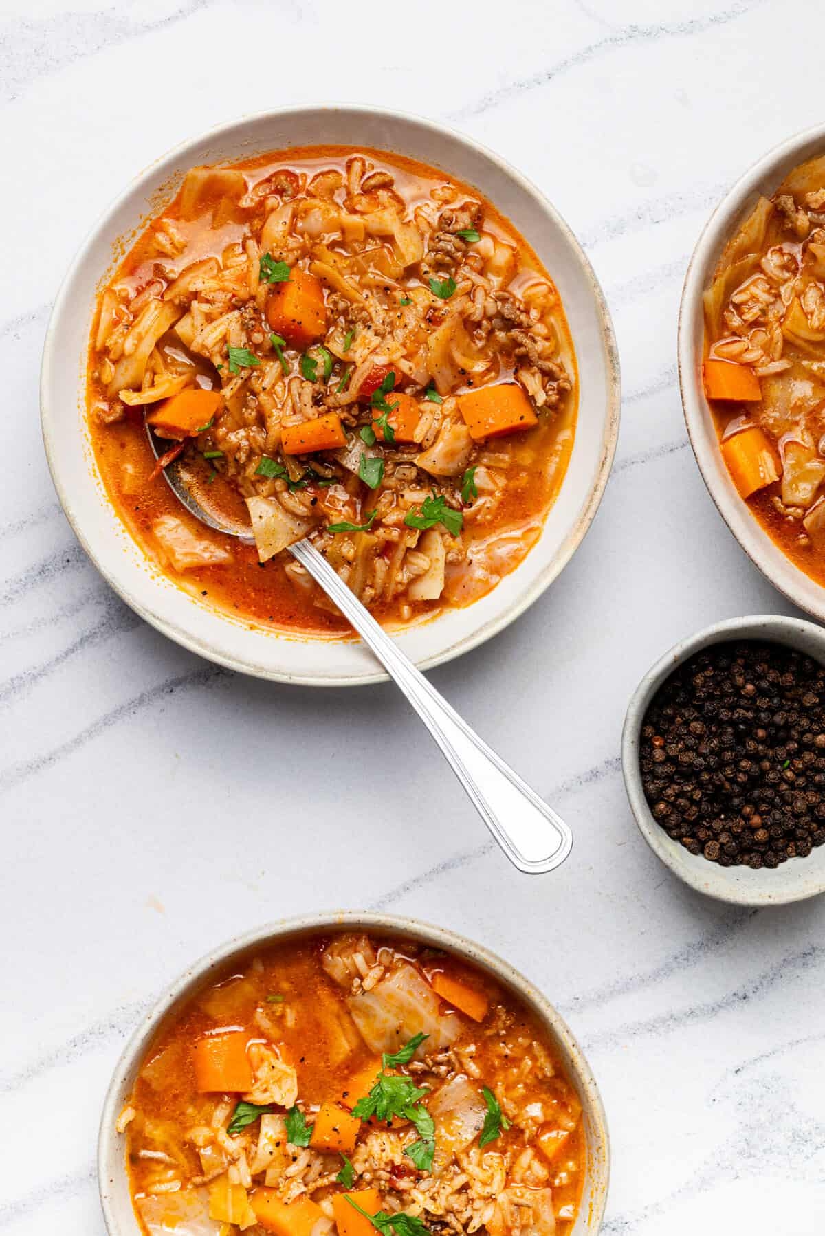 Unstuffed Cabbage Soup - foodfaithfitness