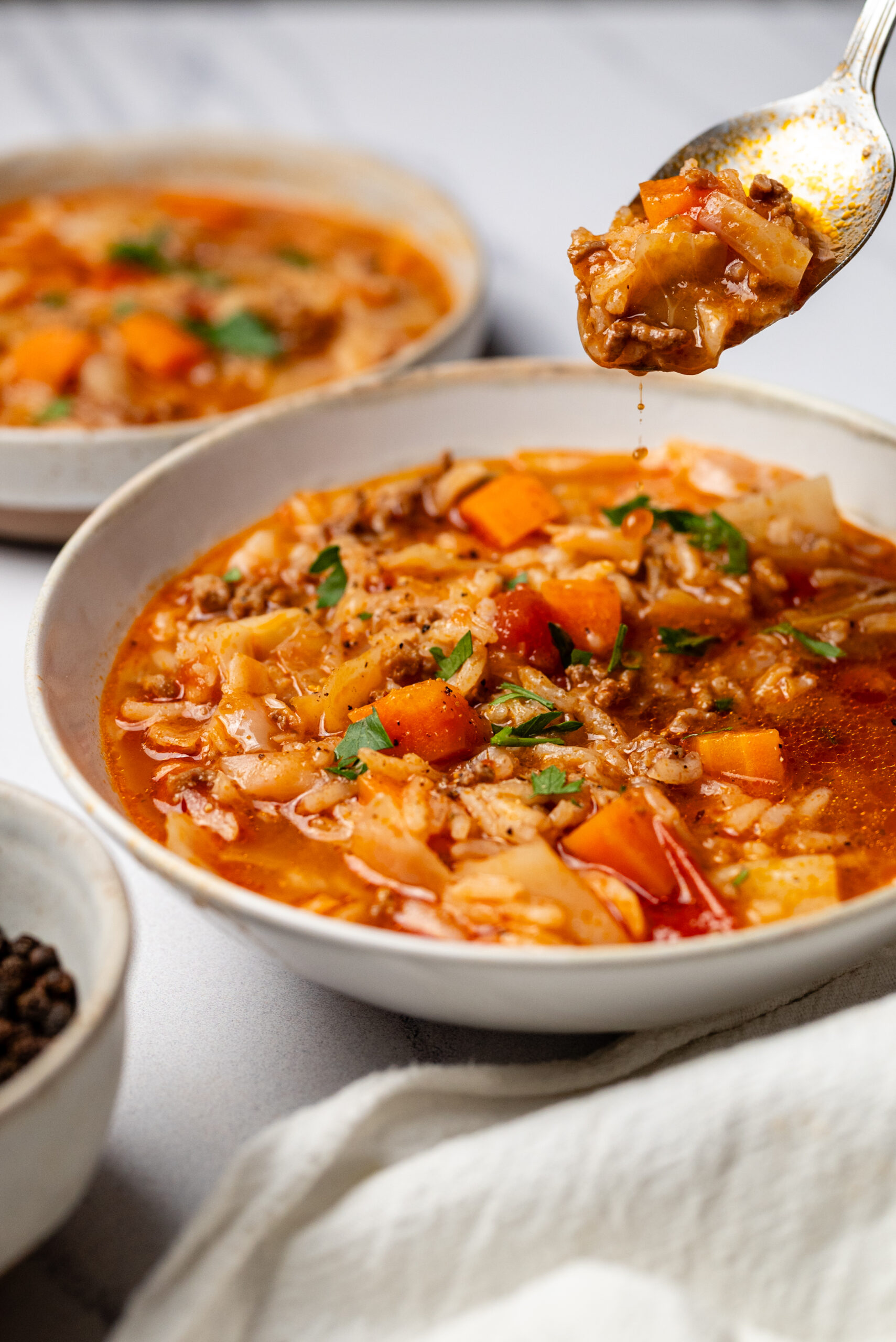 Unstuffed Cabbage Soup - foodfaithfitness