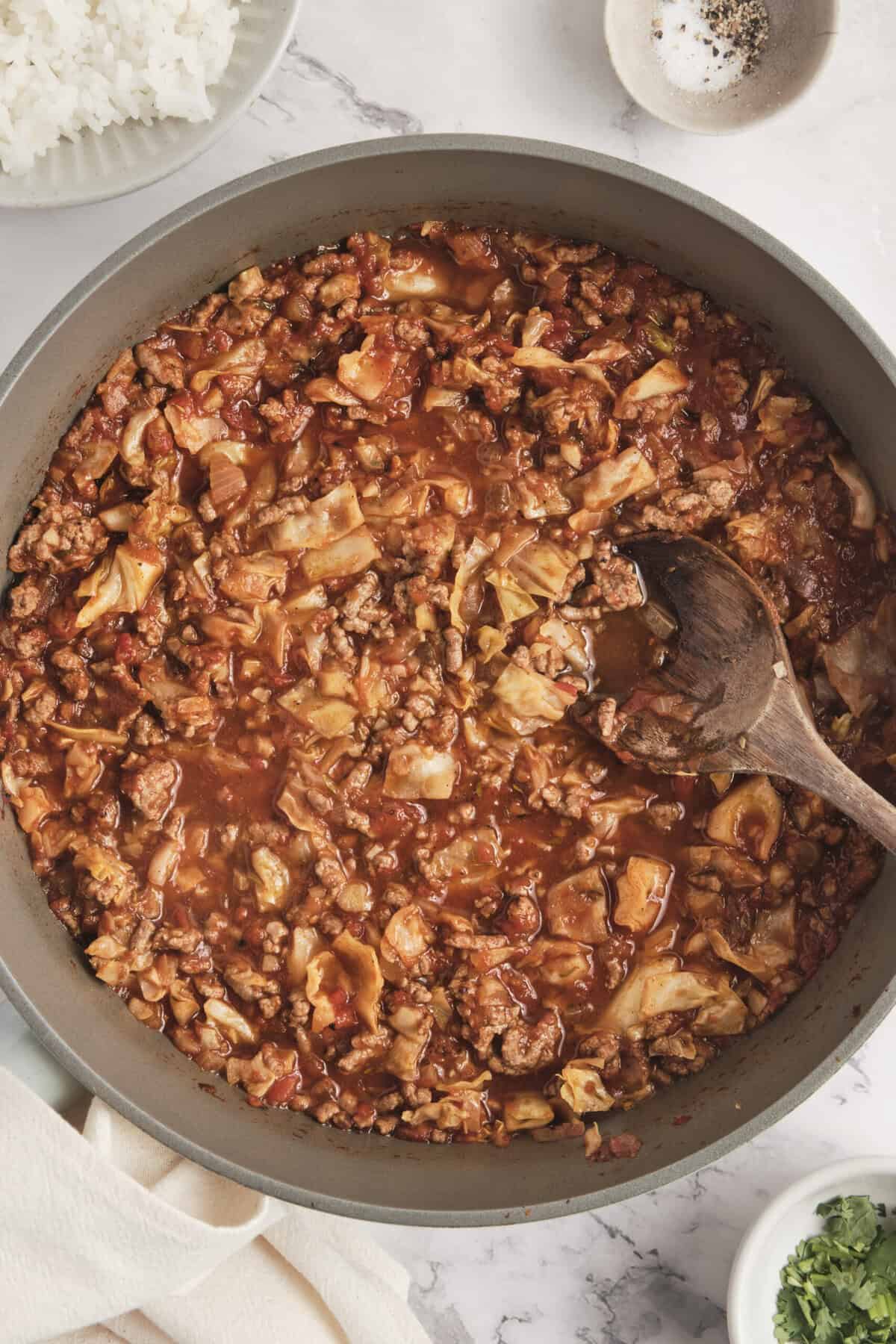 Ground Beef and Cabbage - foodfaithfitness