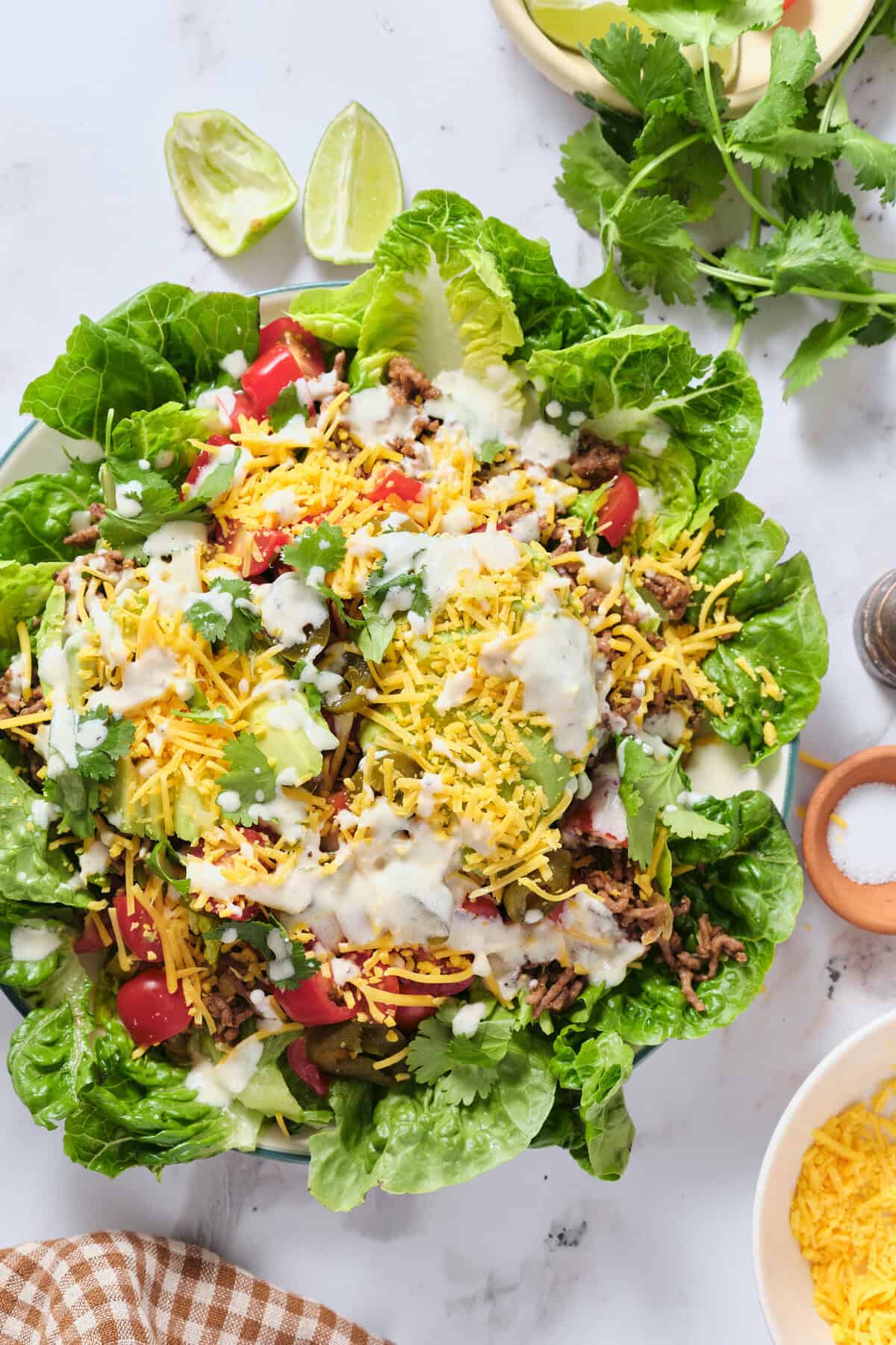 Keto Taco Salad - foodfaithfitness