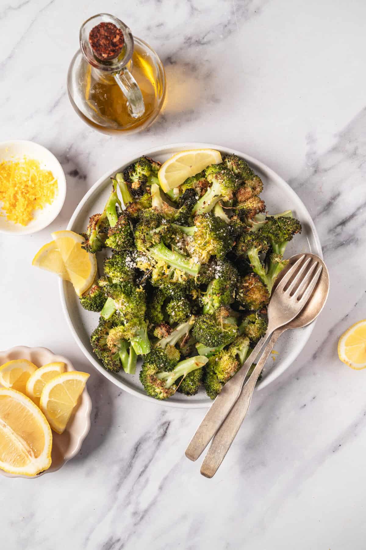 Charred Broccoli - foodfaithfitness