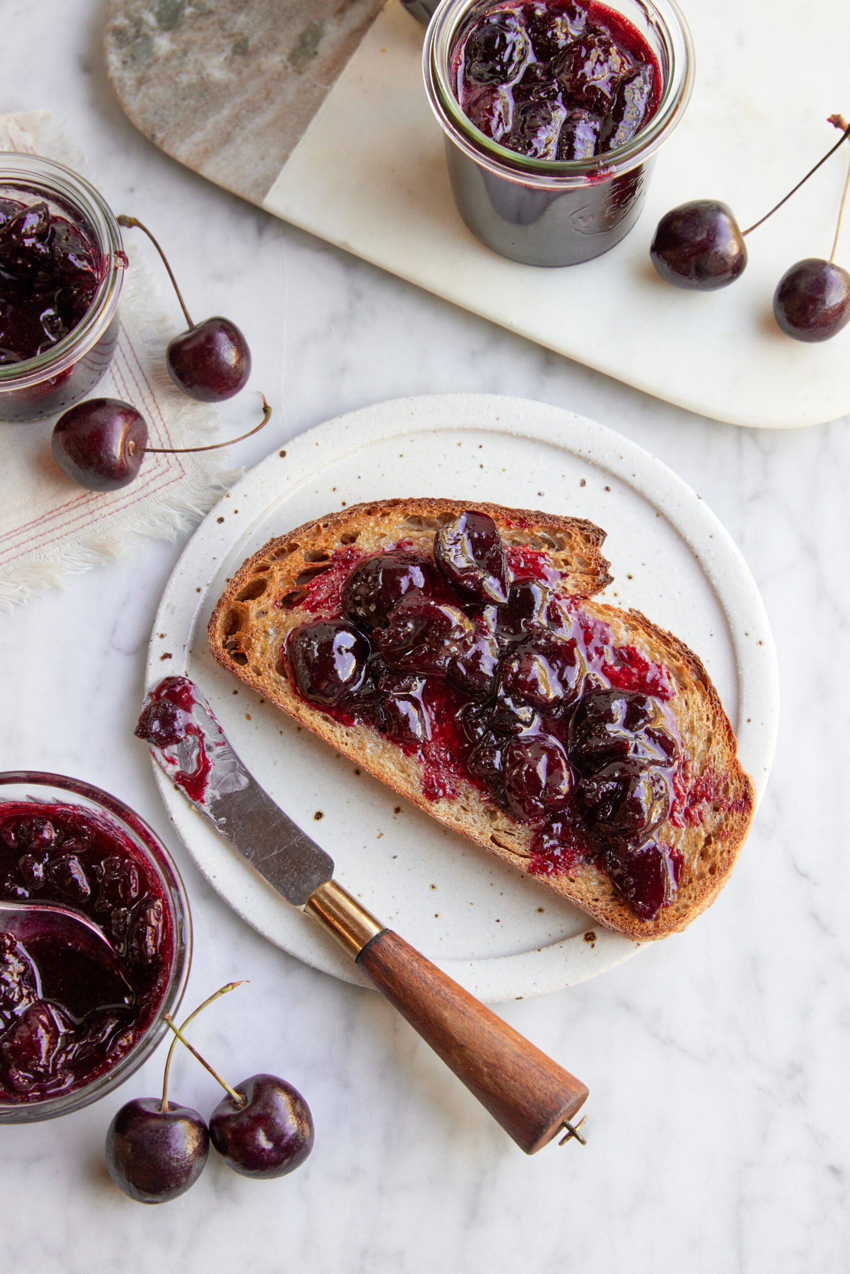 Cherry Jam Recipe - foodfaithfitness
