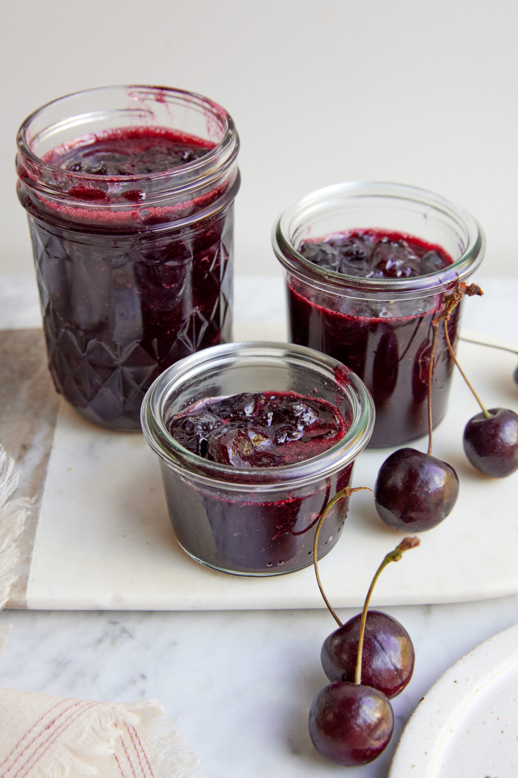 Cherry Jam Recipe - foodfaithfitness