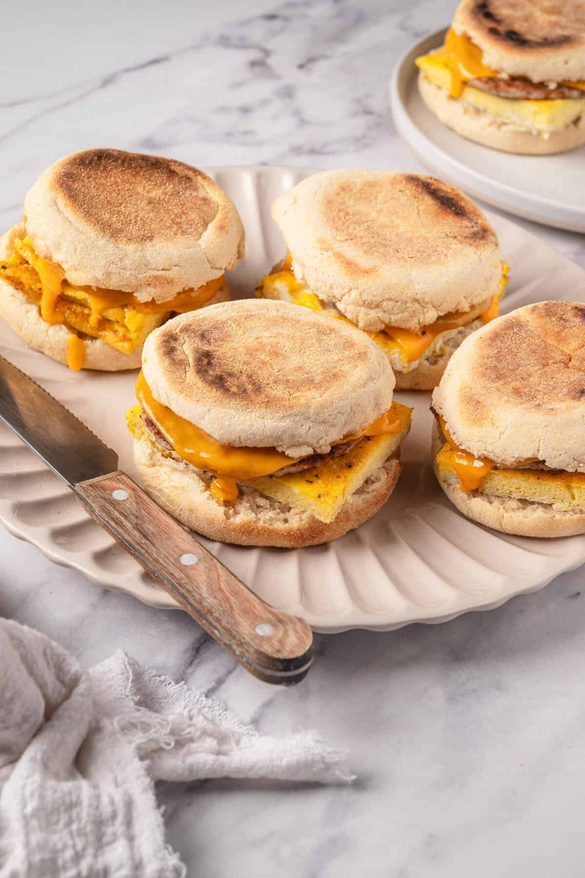 Frozen Breakfast Sandwiches - foodfaithfitness