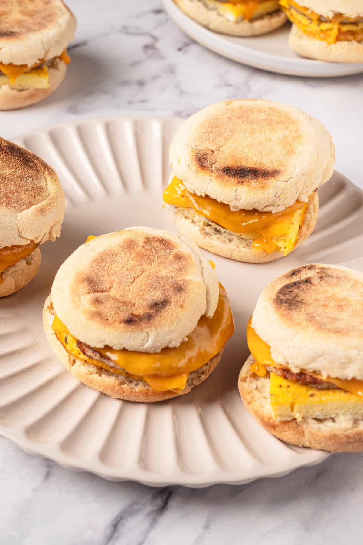 Frozen Breakfast Sandwiches - foodfaithfitness