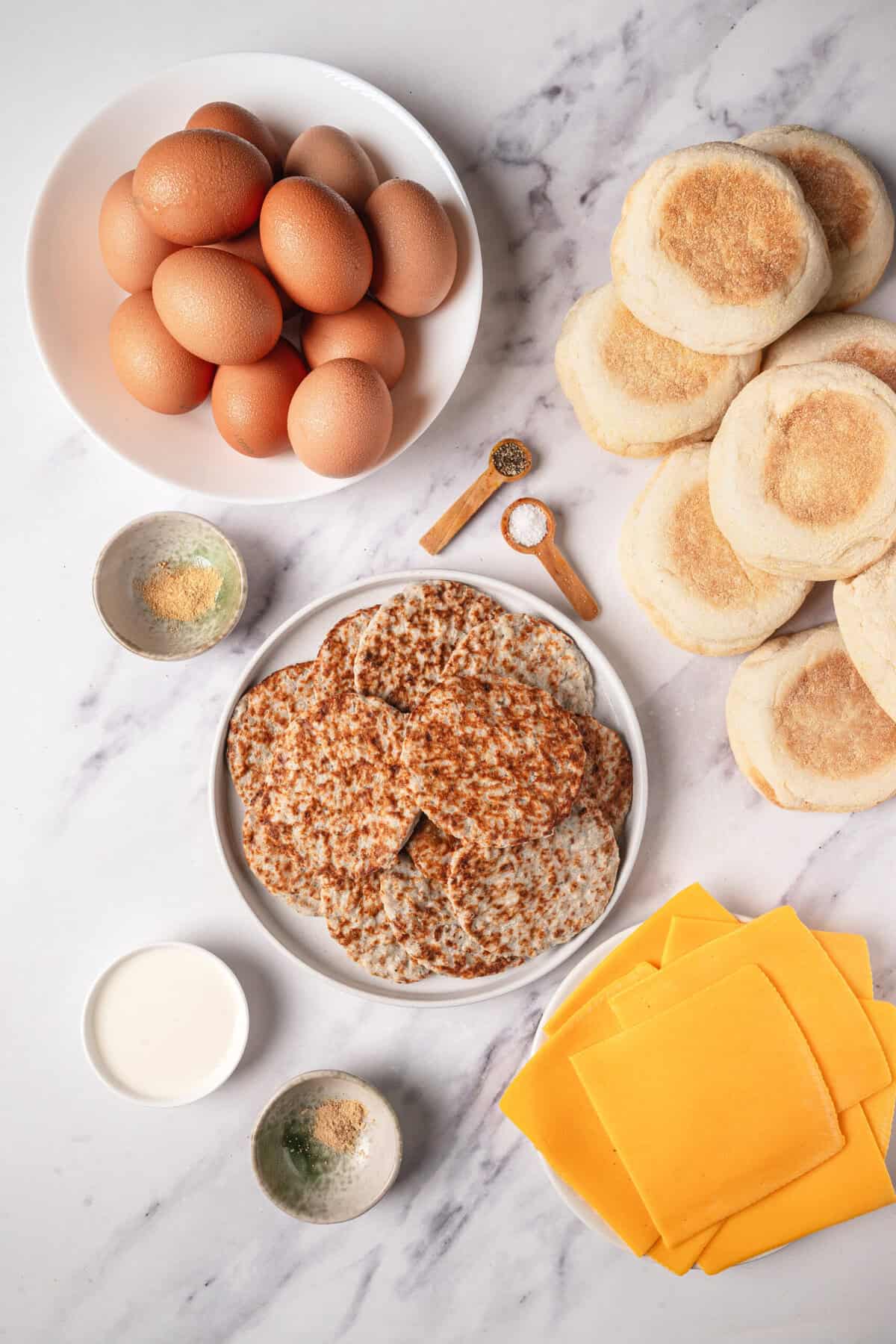 Frozen Breakfast Sandwiches - foodfaithfitness