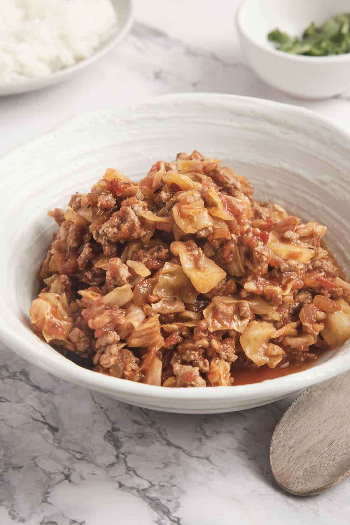 Ground Beef and Cabbage - foodfaithfitness